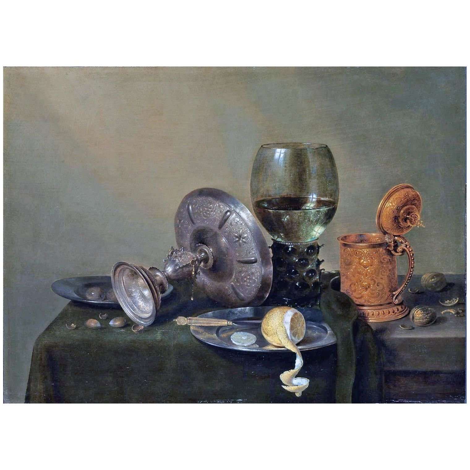  Willem Claesz Heda. Still-Life with a Gilded Beer Tankard. 1634. Rijksmuseum Amsterdam