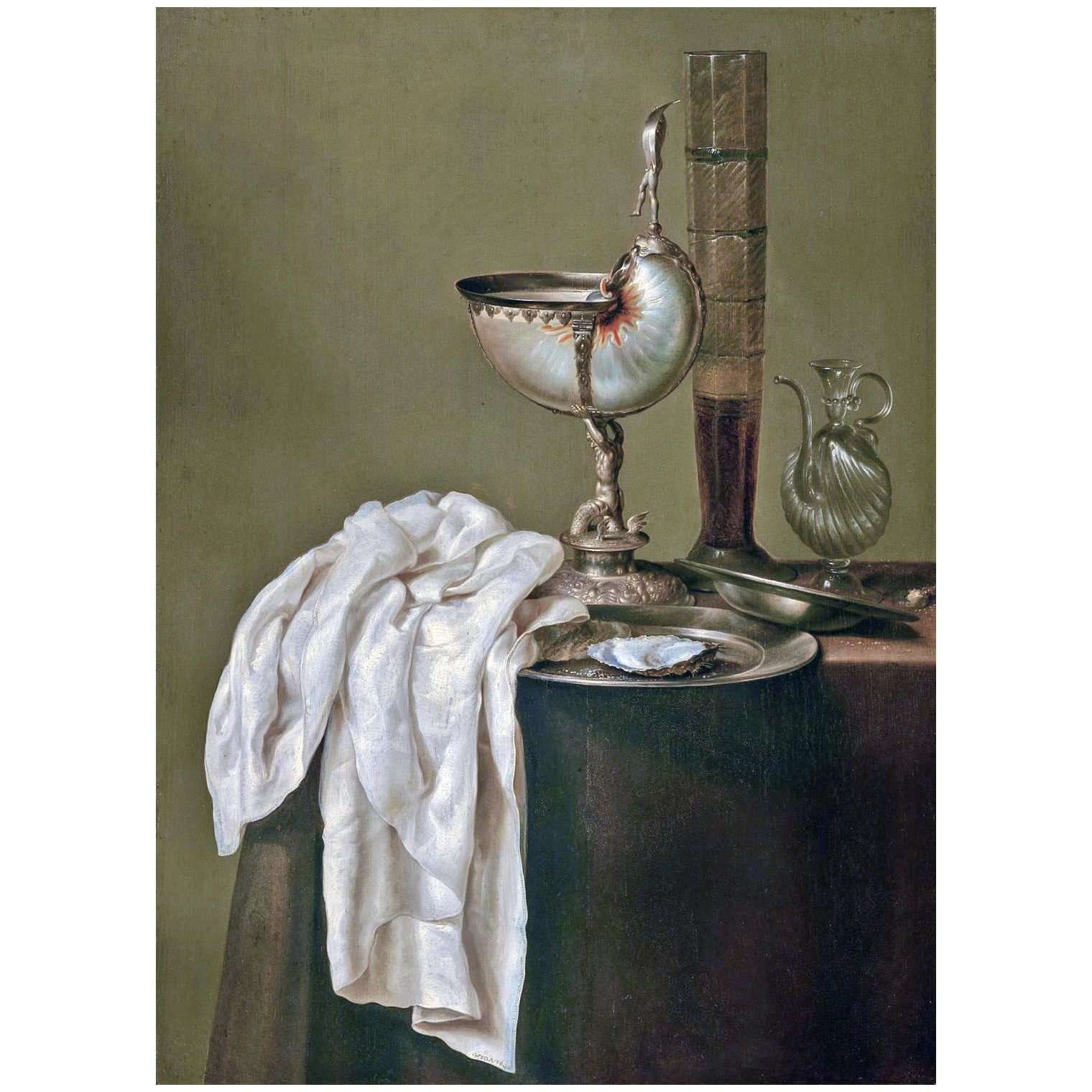  Willem Claesz Heda. Still-Life with Nautilus Cup. 1640. Mauritshuis Den Haag