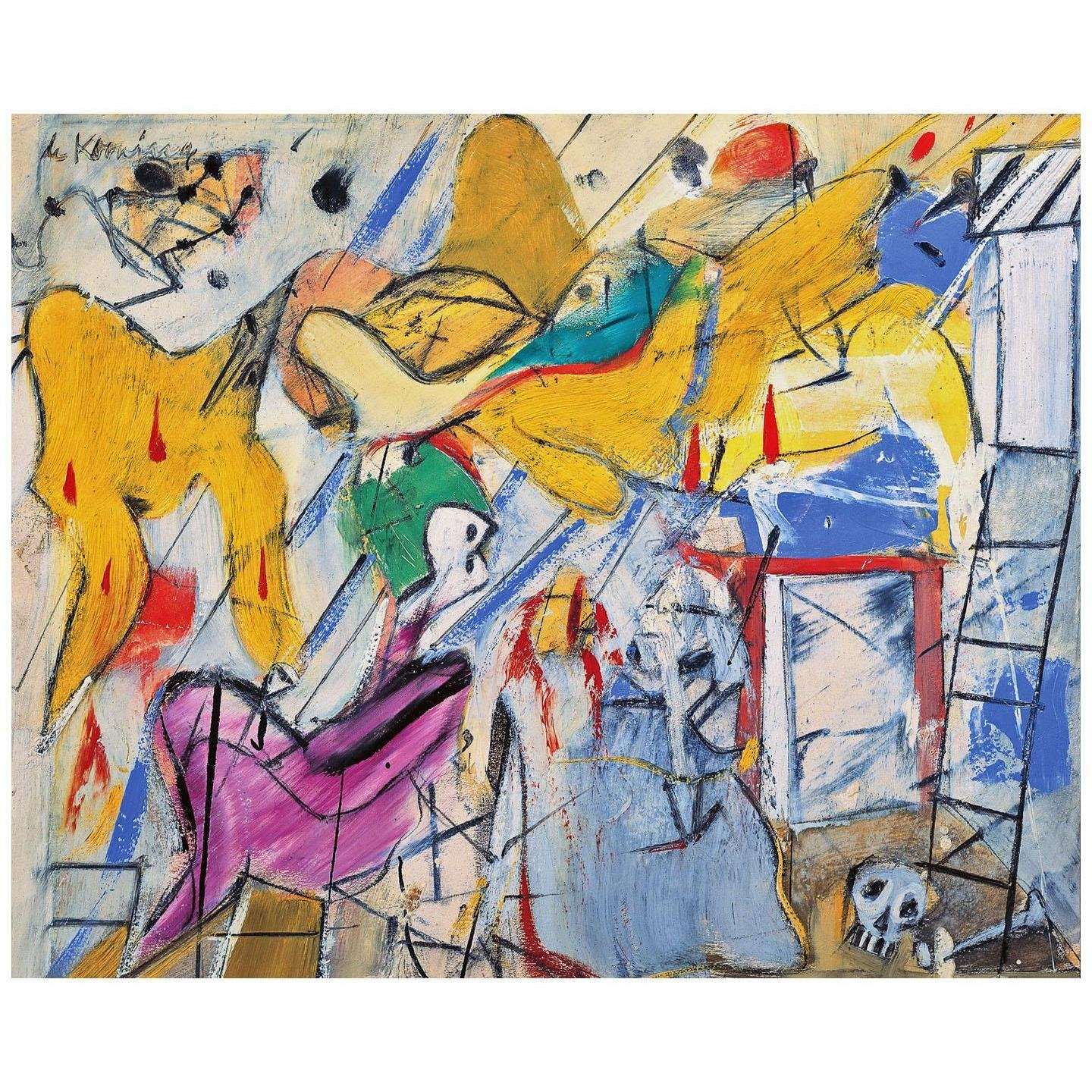    Willem de Kooning. Abstraction. 1950. Museo Thyssen-Bornemisza Madrid