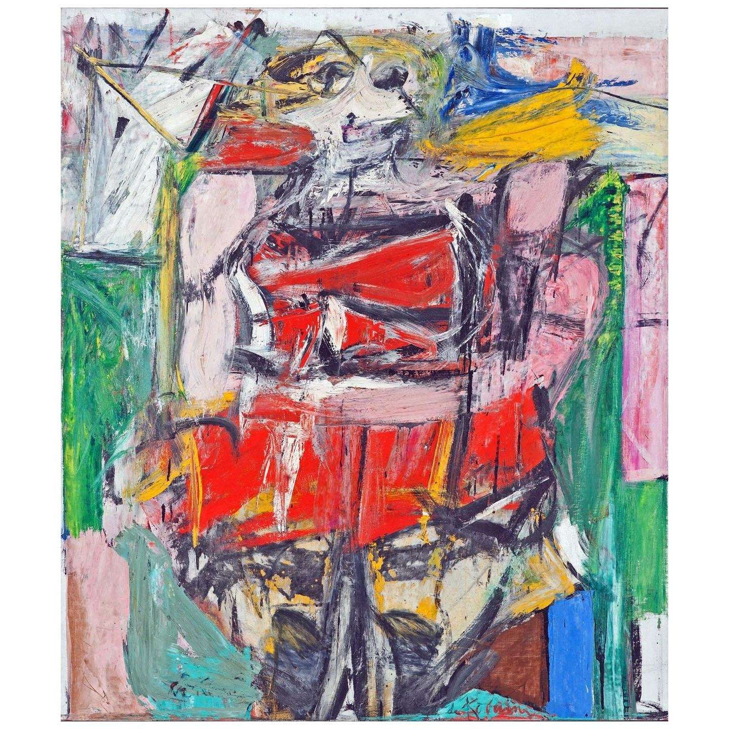    Willem de Kooning. Woman VI. 1953. Carnegie Museum Pittsburgh