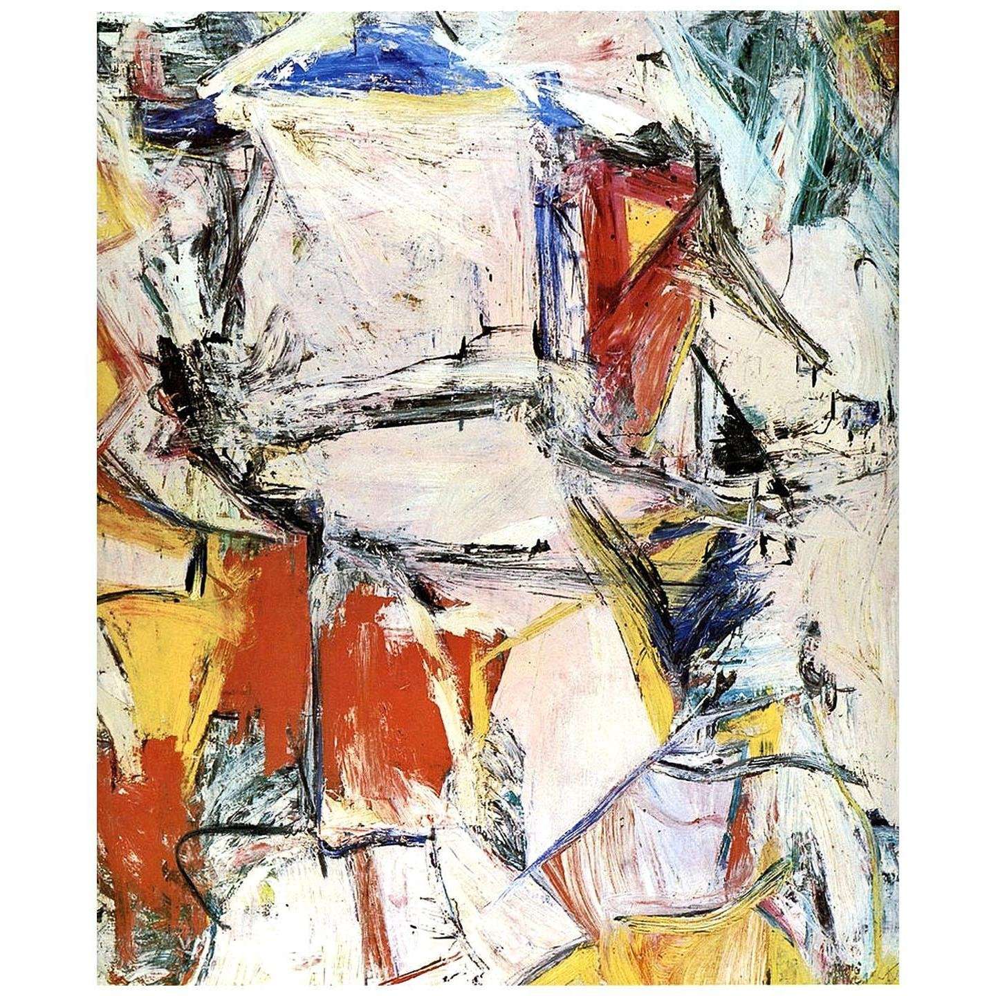   Willem de Kooning. Interchange. 1955. Art Institute of Chicago