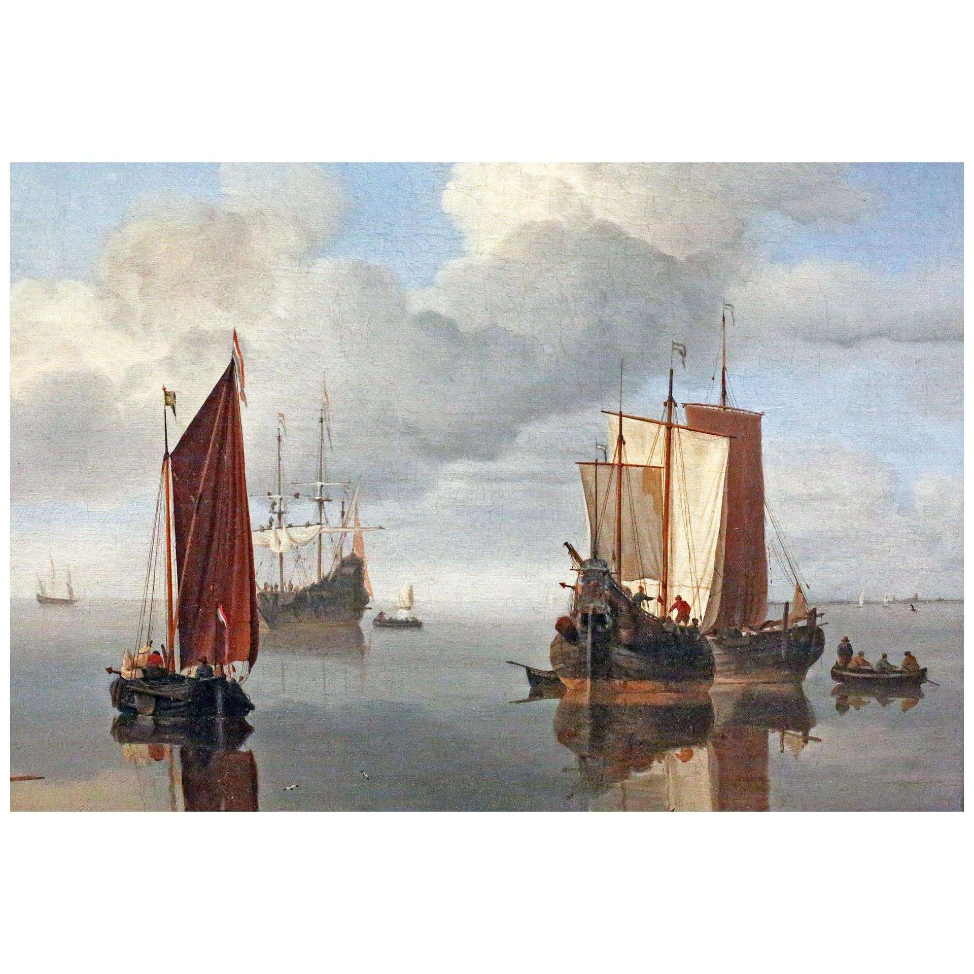  Willem van de Velde II. Fishing Boats under Sail. 1655. The Wallace Collection London