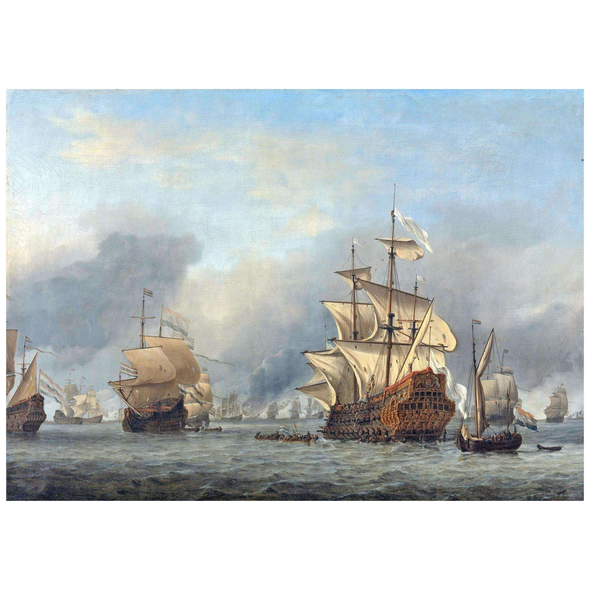  Willem van de Velde II. The Conquest of the Royal Prince. 1670. Rijksmuseum Amsterdam