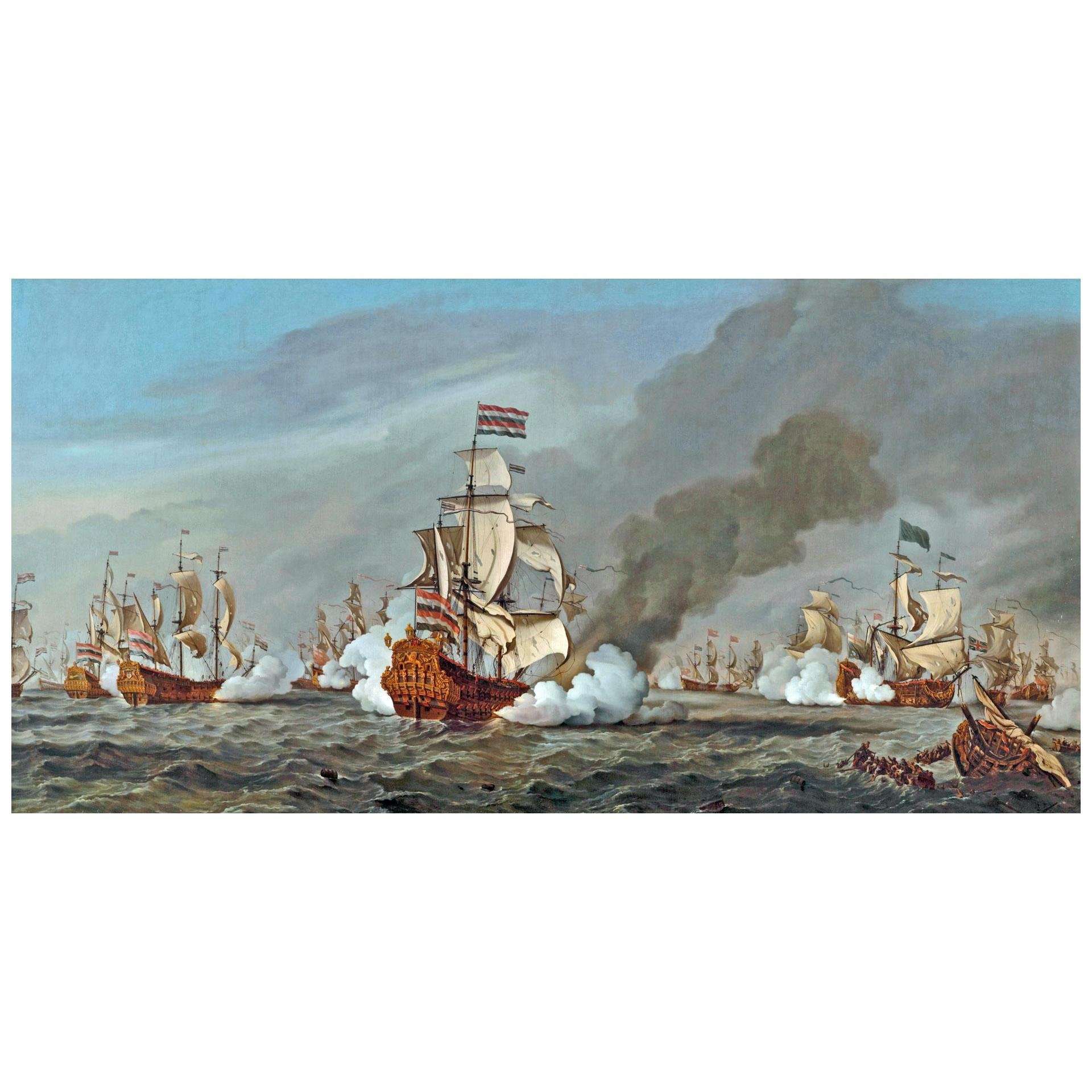  Willem van de Velde II. Battle of Texel. 1687. Scheepvaartmuseum Amsterdam