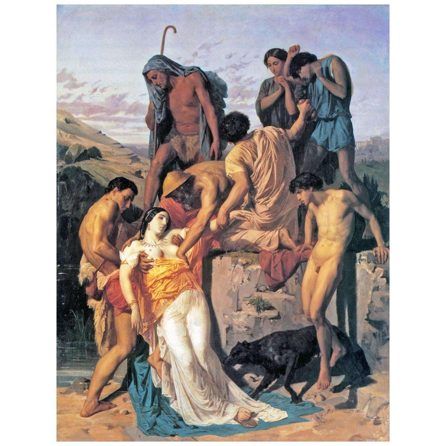  William Bouguereau. Zenobie. 1850. Ecole des Beaux-arts de Paris