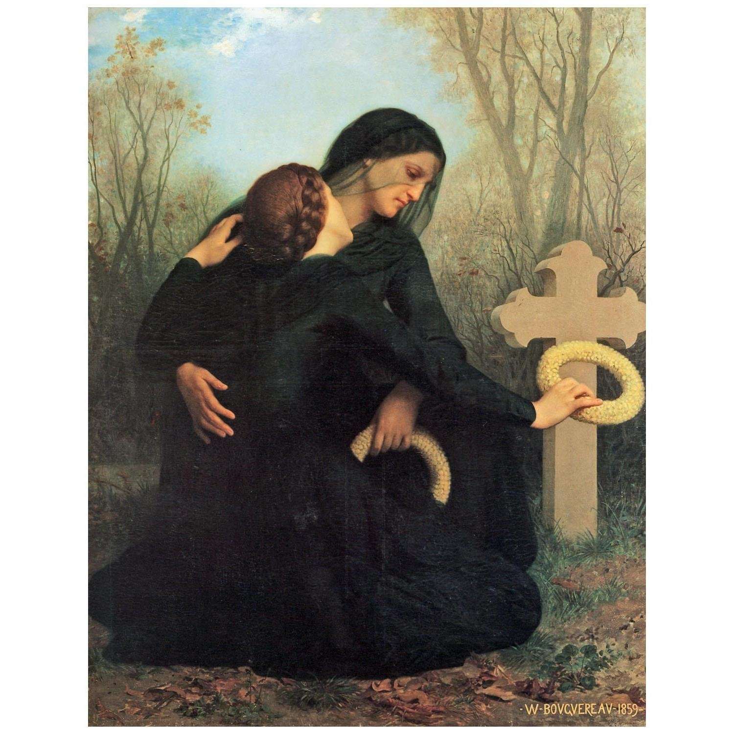  William Bouguereau. Le jour des morts. 1859. MUSBA, Bordeaux