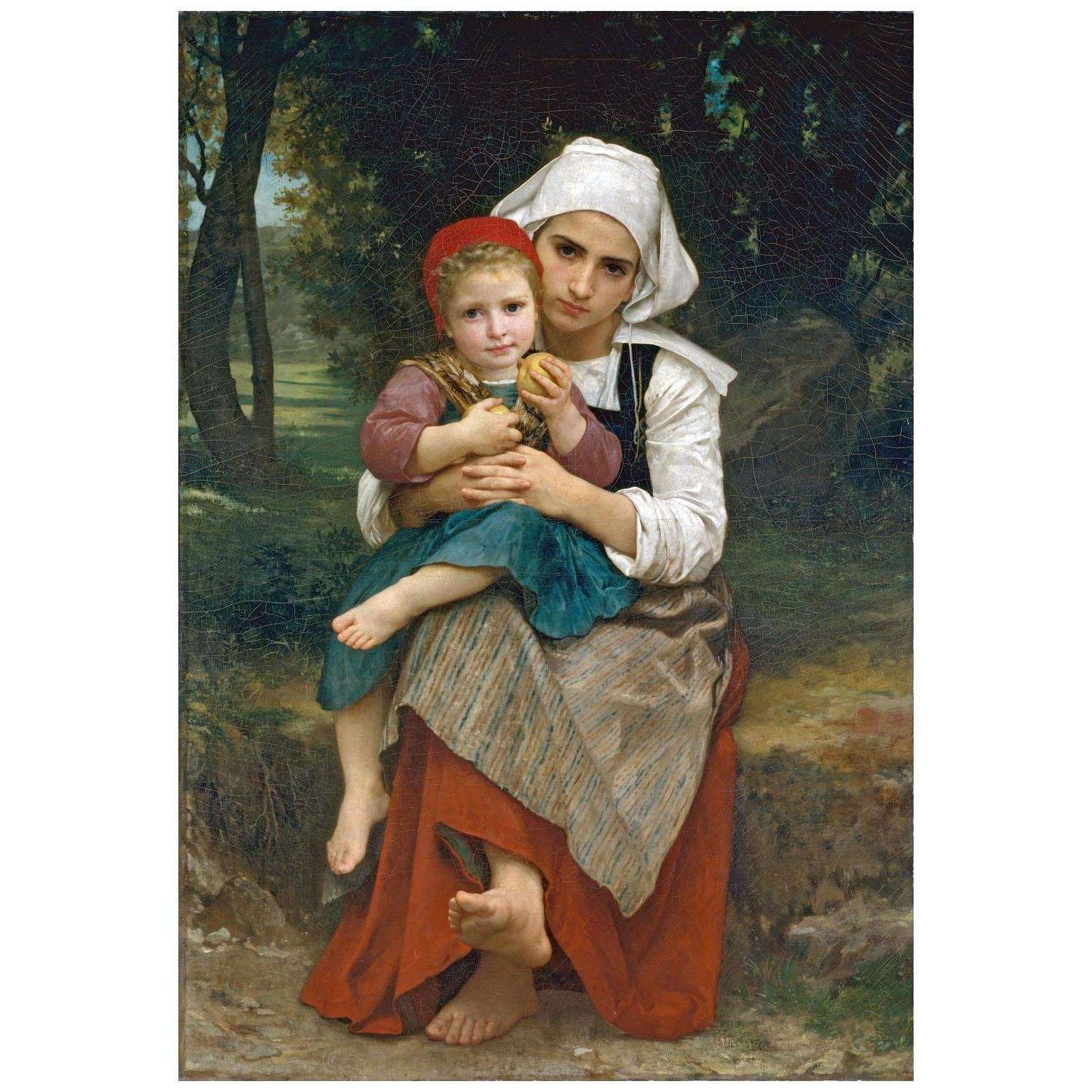  William Bouguereau. Frere et soeur bretons. 1871. Metropolitan Museum NY