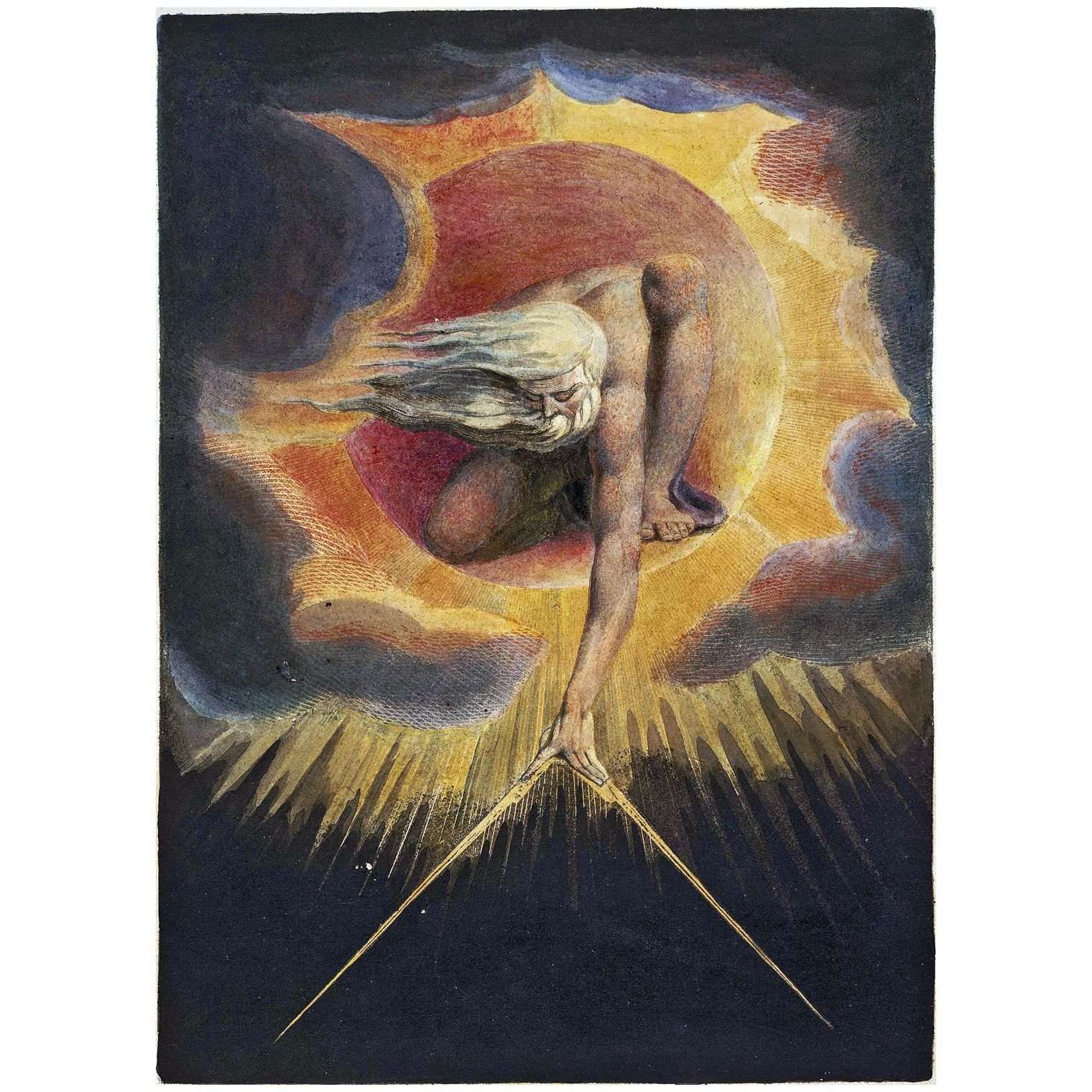  William Blake. Europe a Prophecy. Creation of the World. 1794. British Museum