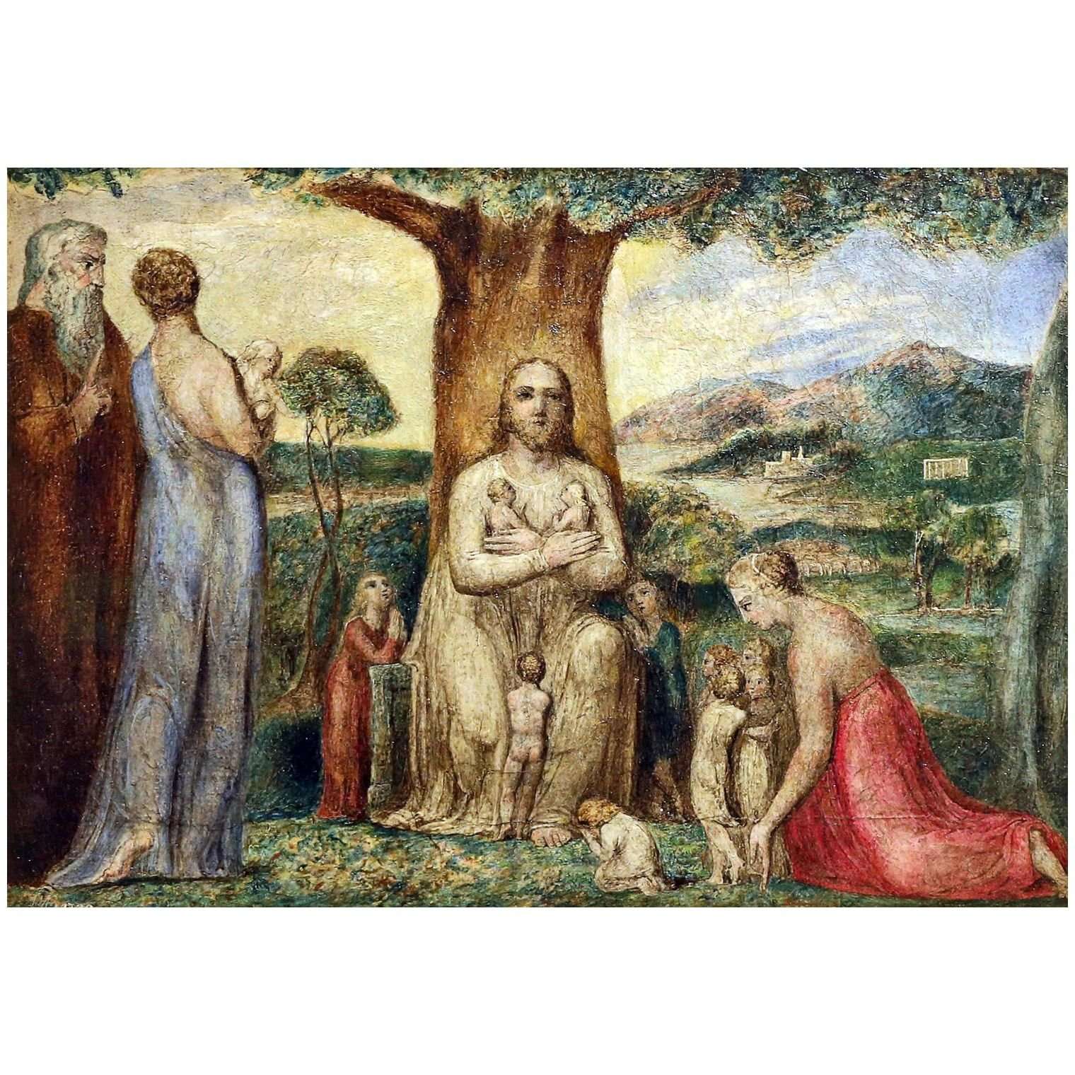  William Blake. Christ Blesses the Children. 1799. Tate Britain
