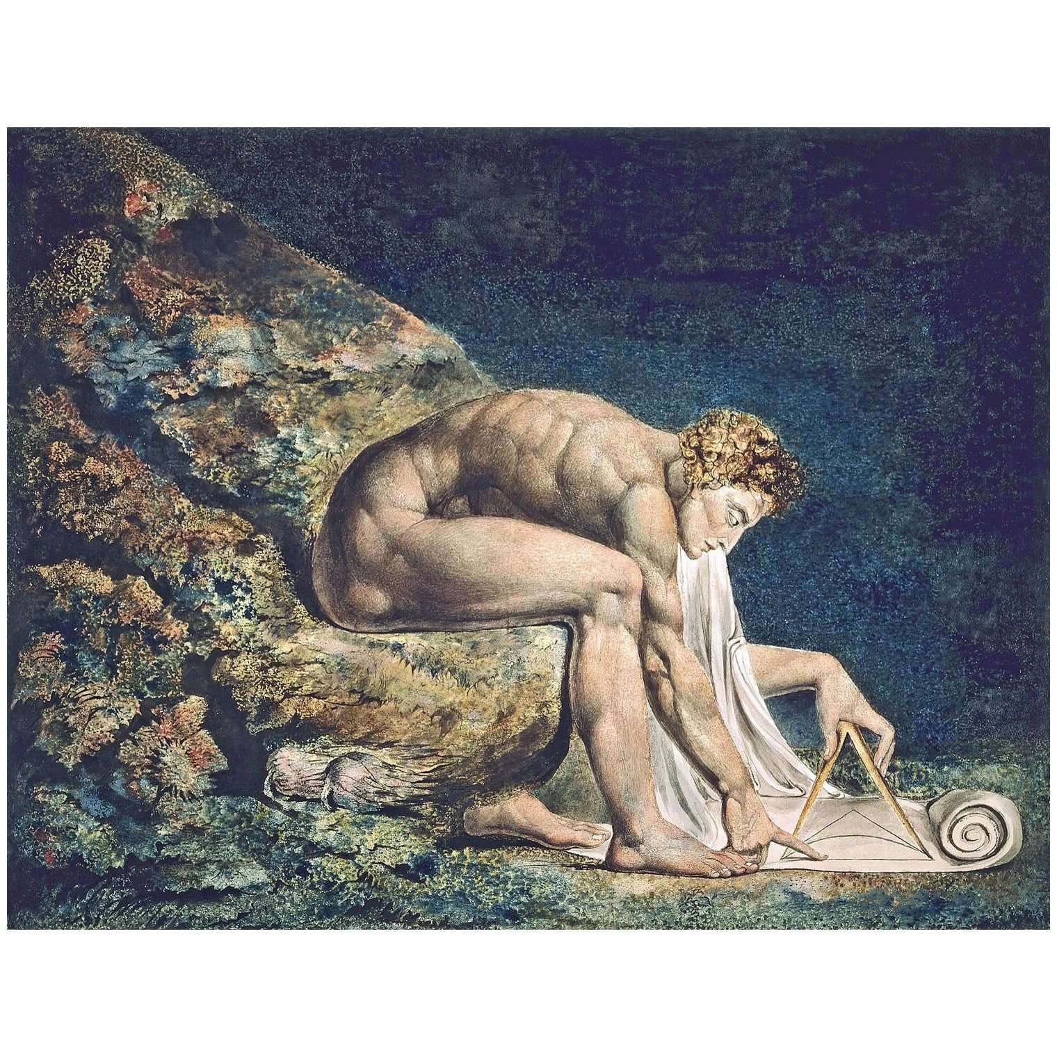  William Blake. Isaac Newton. 1804. Tate Britain