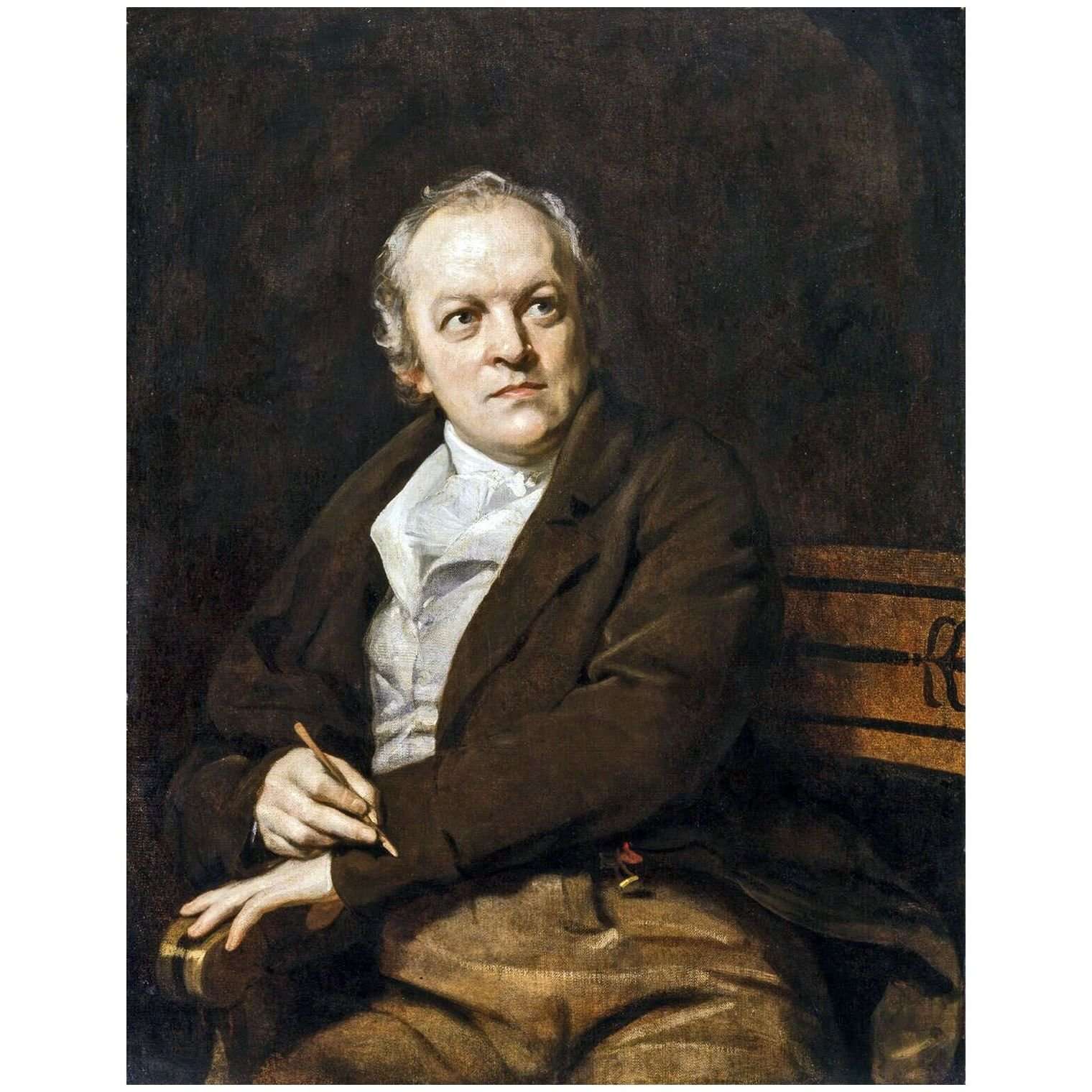  Thomas Phillips. Portrait of William Blake. 1807. National Portrait Gallery London