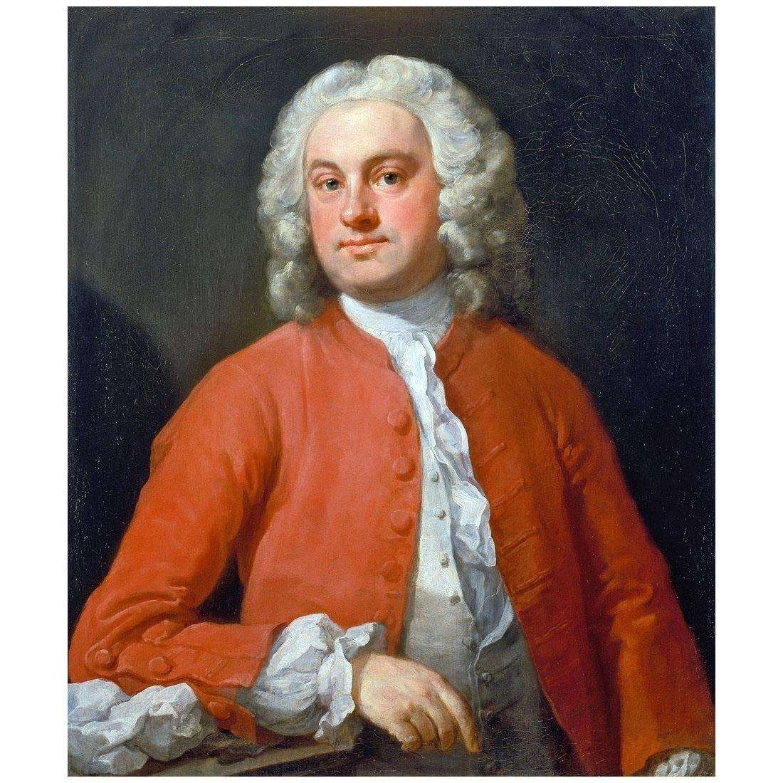  William Hogarth. Portrait of a Man. 1741. Dulwich Picture Gallery