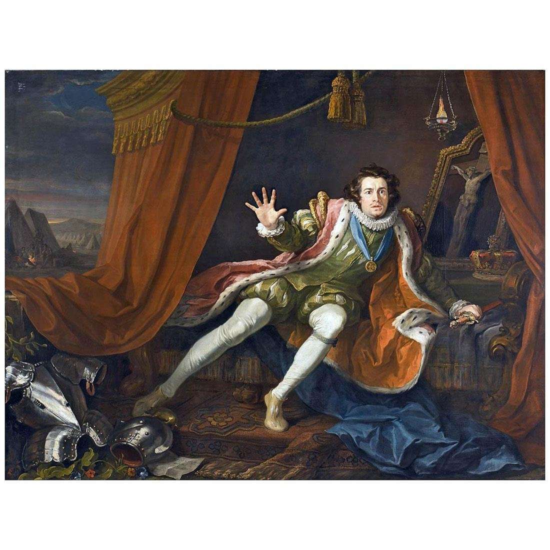  William Hogarth. David Garrick as Richard III. 1745. Walker Art Gallery Liverpool