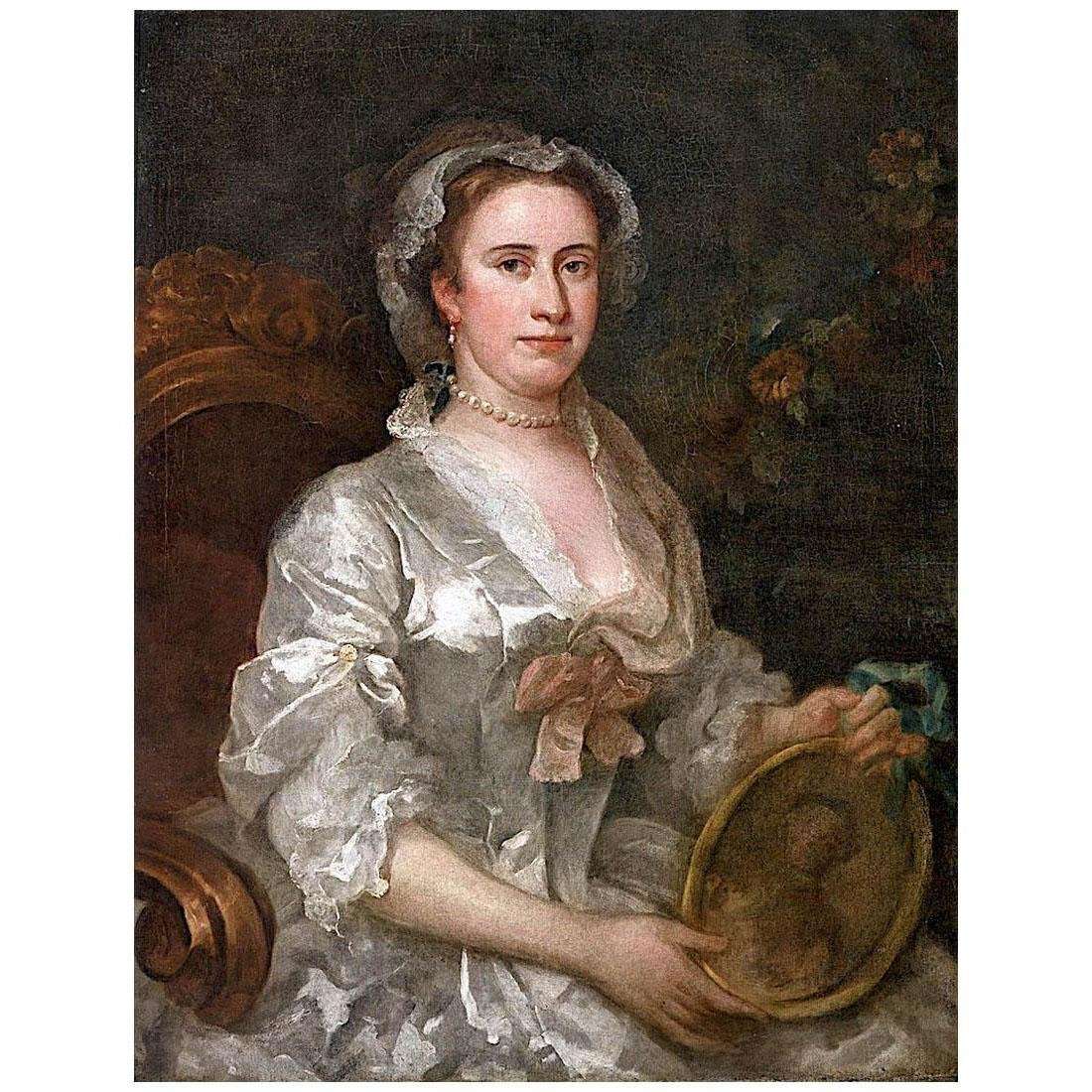  William Hogarth. Portrait of Mrs. Jane Thornhill. 1757. Aberdeen Art Gallery