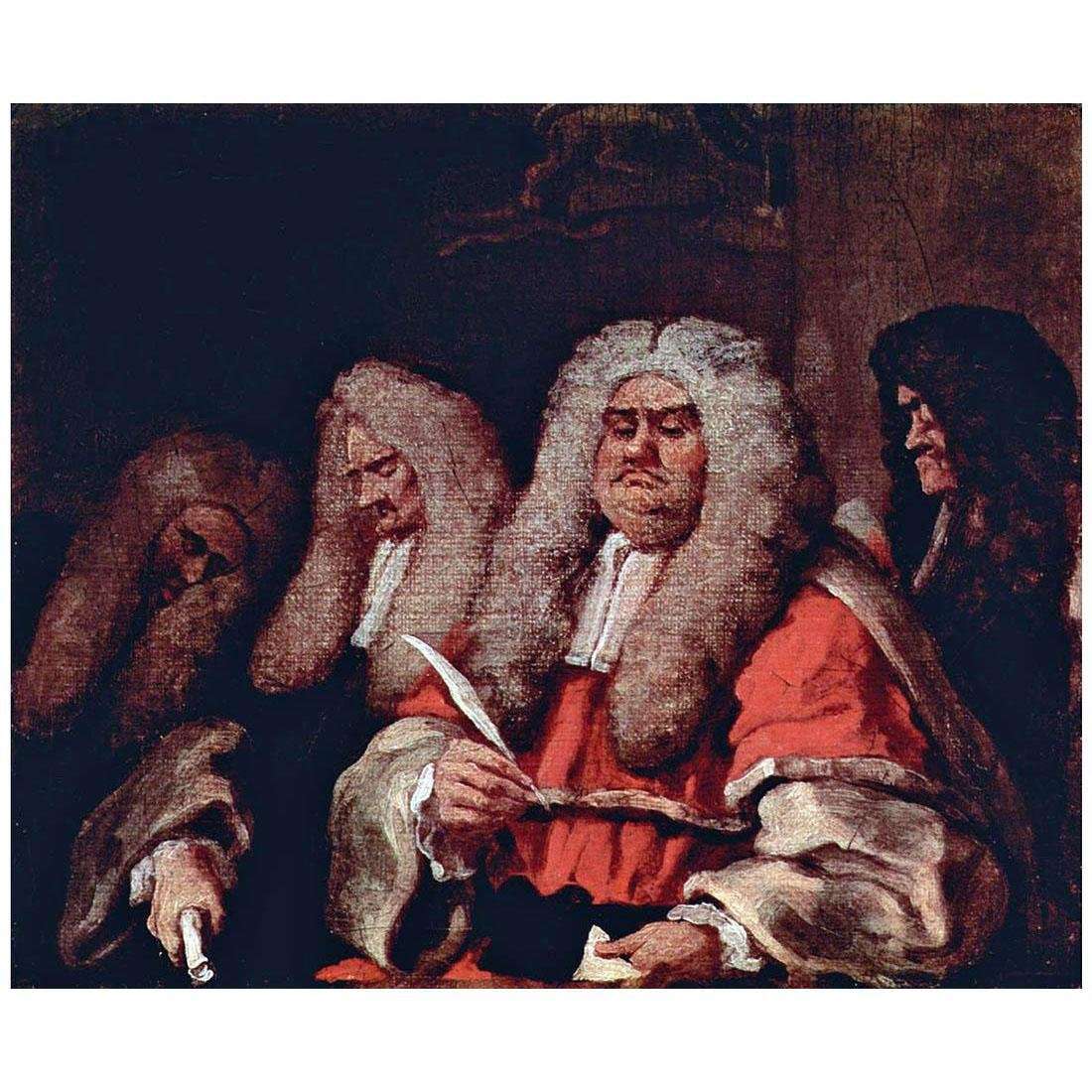  William Hogarth. The Bench. 1758. Fitzwilliam Museum Cambridge