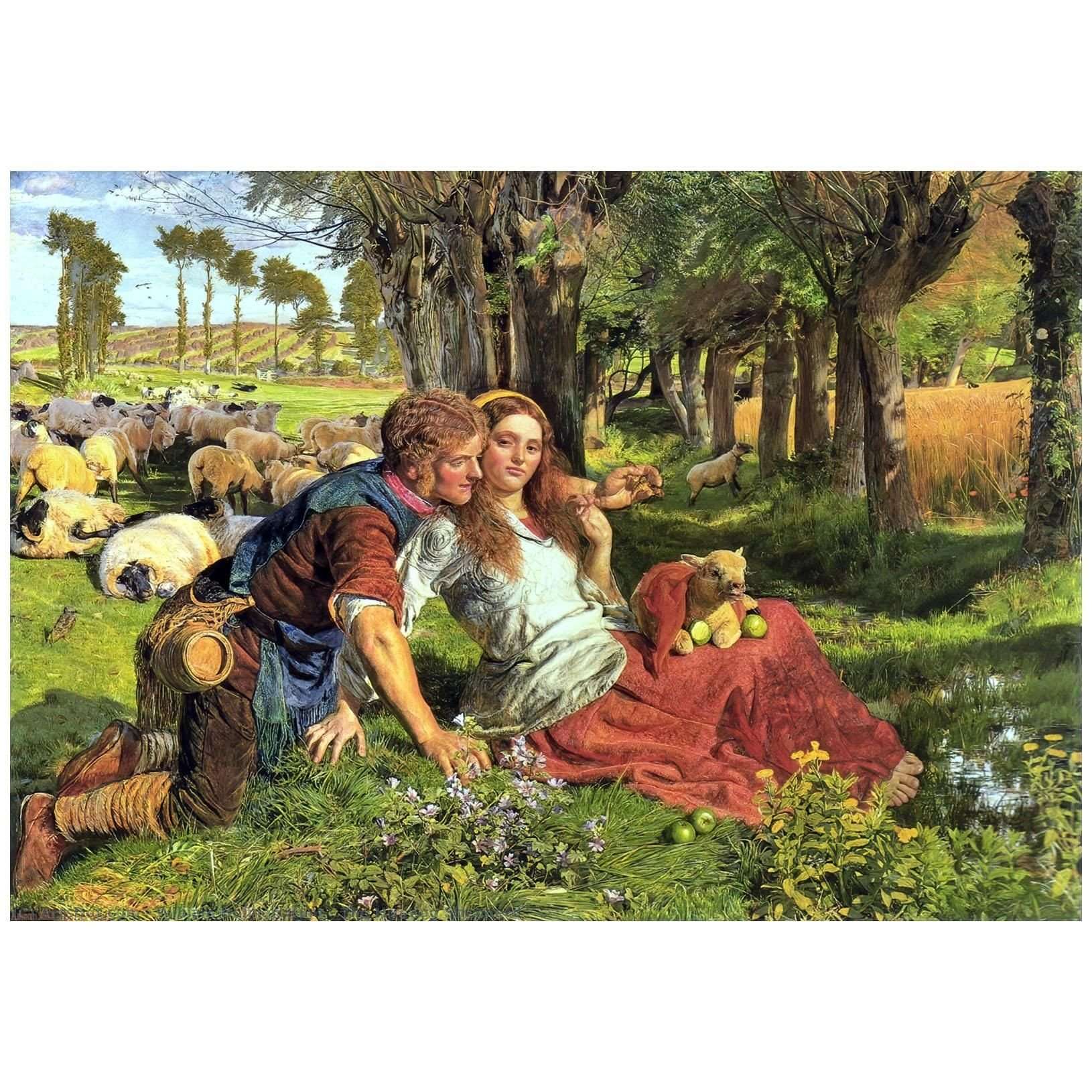   William Hunt. The Hireling Shepherd. 1851. Manchester Art Gallery