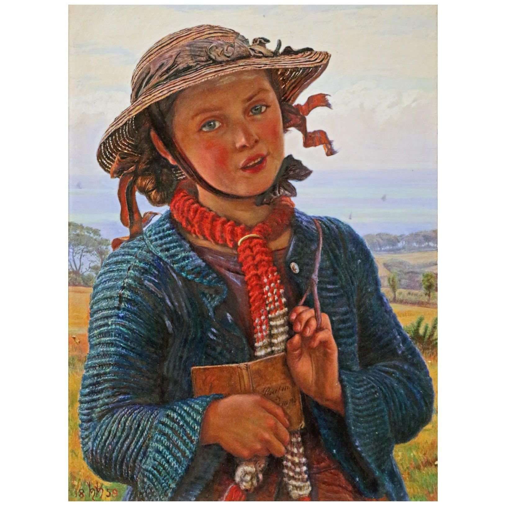   William Hunt. The School-Girl's Hymn. 1859. Ashmolean Museum Oxford