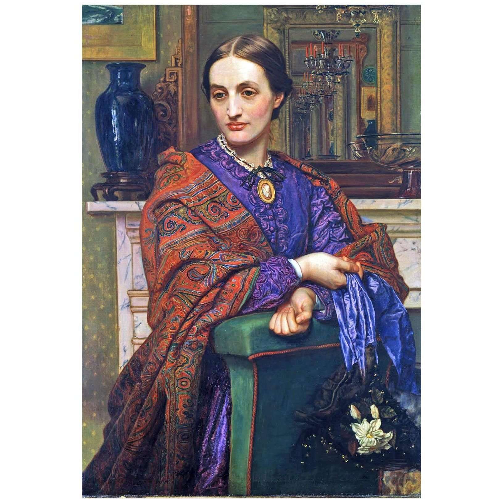   William Hunt. Portrait of Fanny Holman Hunt. 1866-1867. Private collection