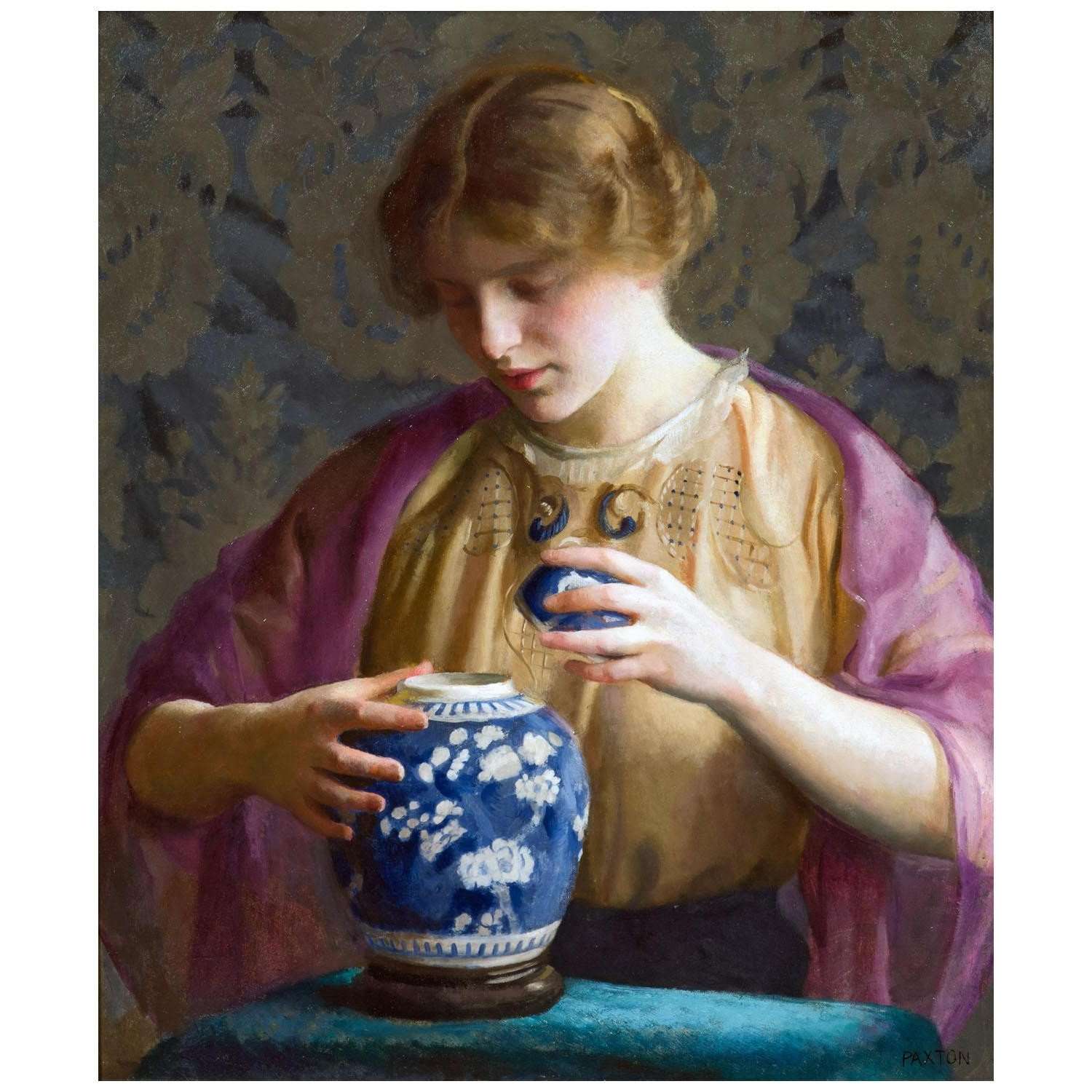  William Paxton. The Blue Jar. 1913. Vose Gallery Boston