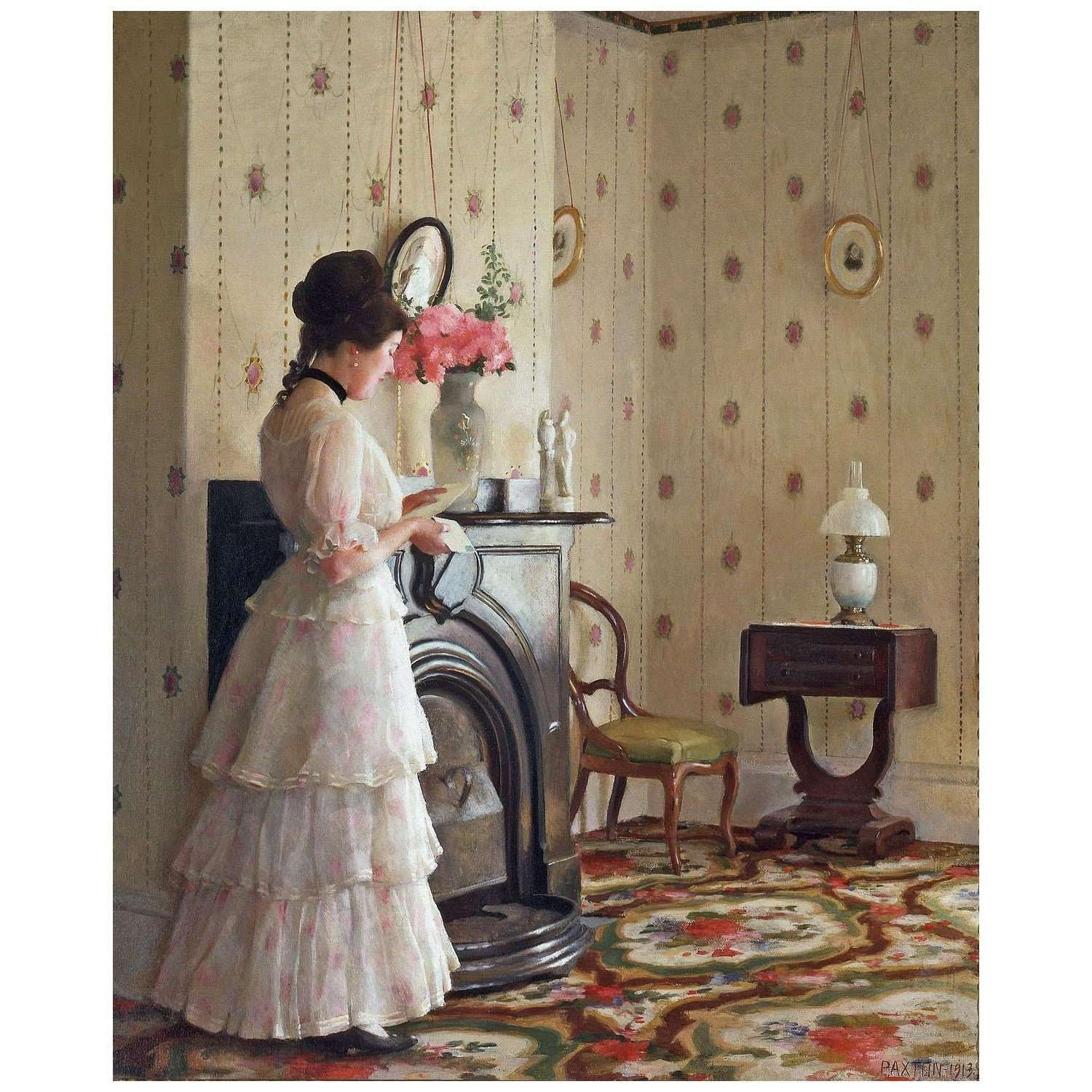  William Paxton. The Front Parlor. 1913. Saint Louis Art Museum