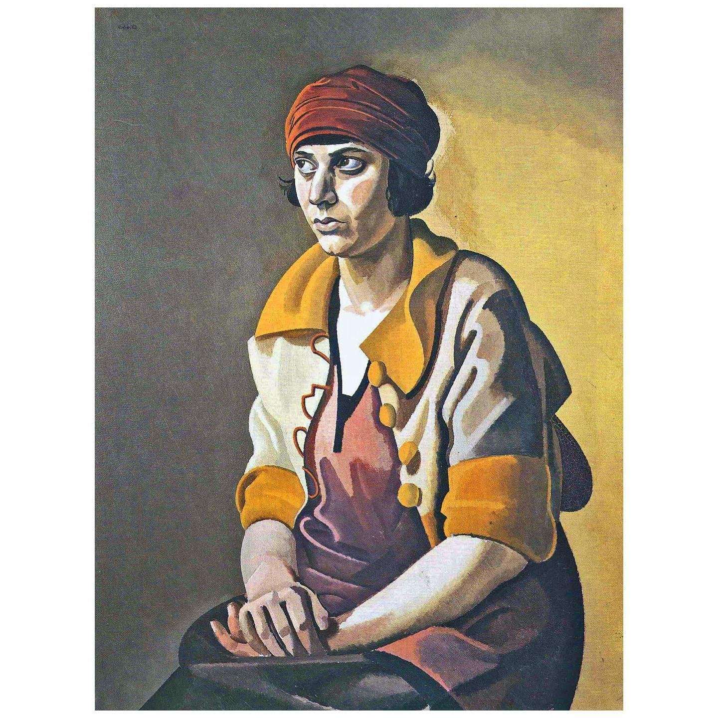 William Roberts. The Red Turban (Sarah). 1921. Sheffield Museum