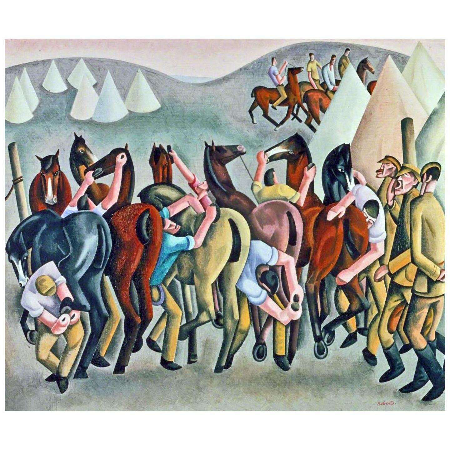  William Roberts. Feeds Round. 1922. Imperial War Museum, London