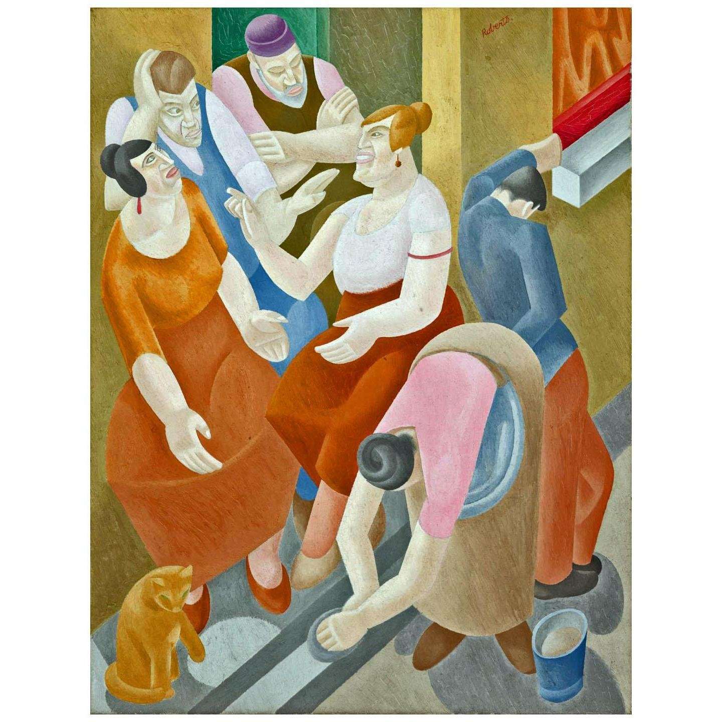  William Roberts. The Char. 1924. Tate Gallery