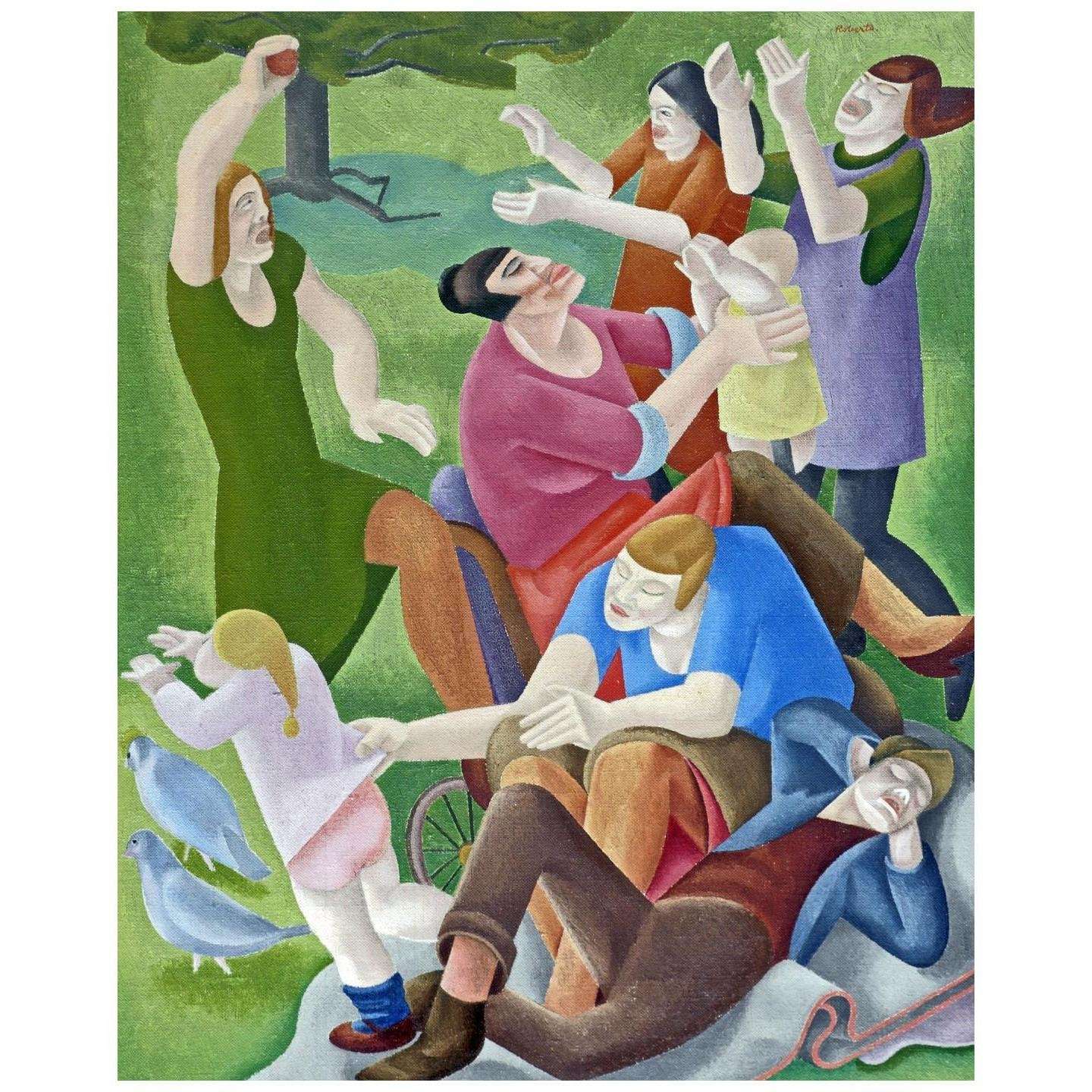  William Roberts. The Happy Family. 1924. Russel-Cotes Museum, Bournemouth