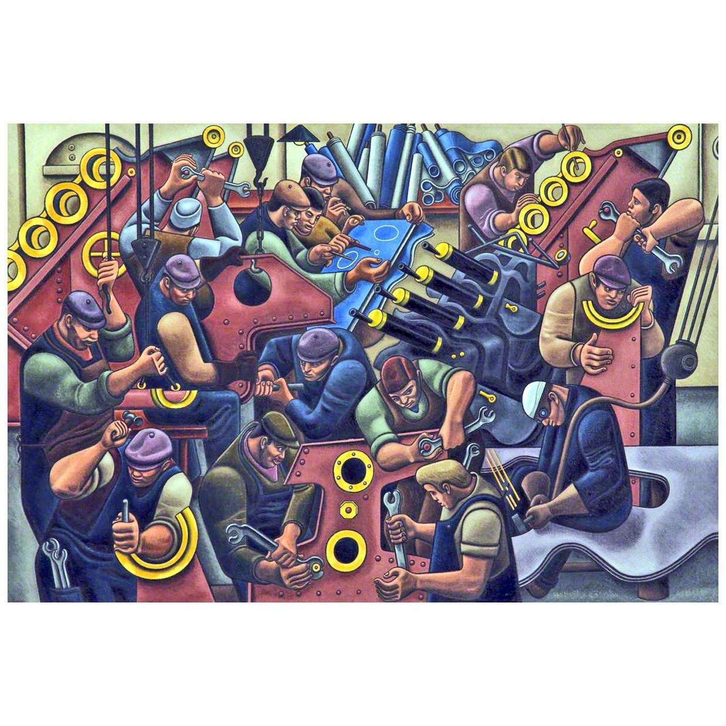  William Roberts. Munitions Factory. 1940. Salford Art Gallery