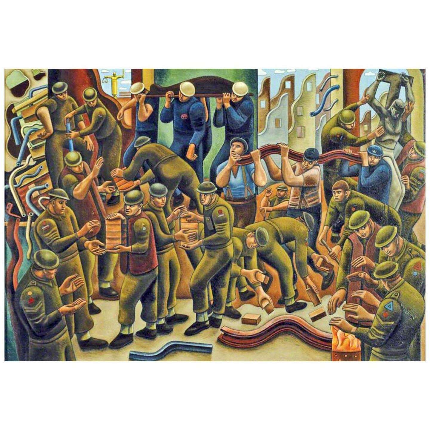  William Roberts. The Demolition Squad. 1941. Guildhall Art Gallery