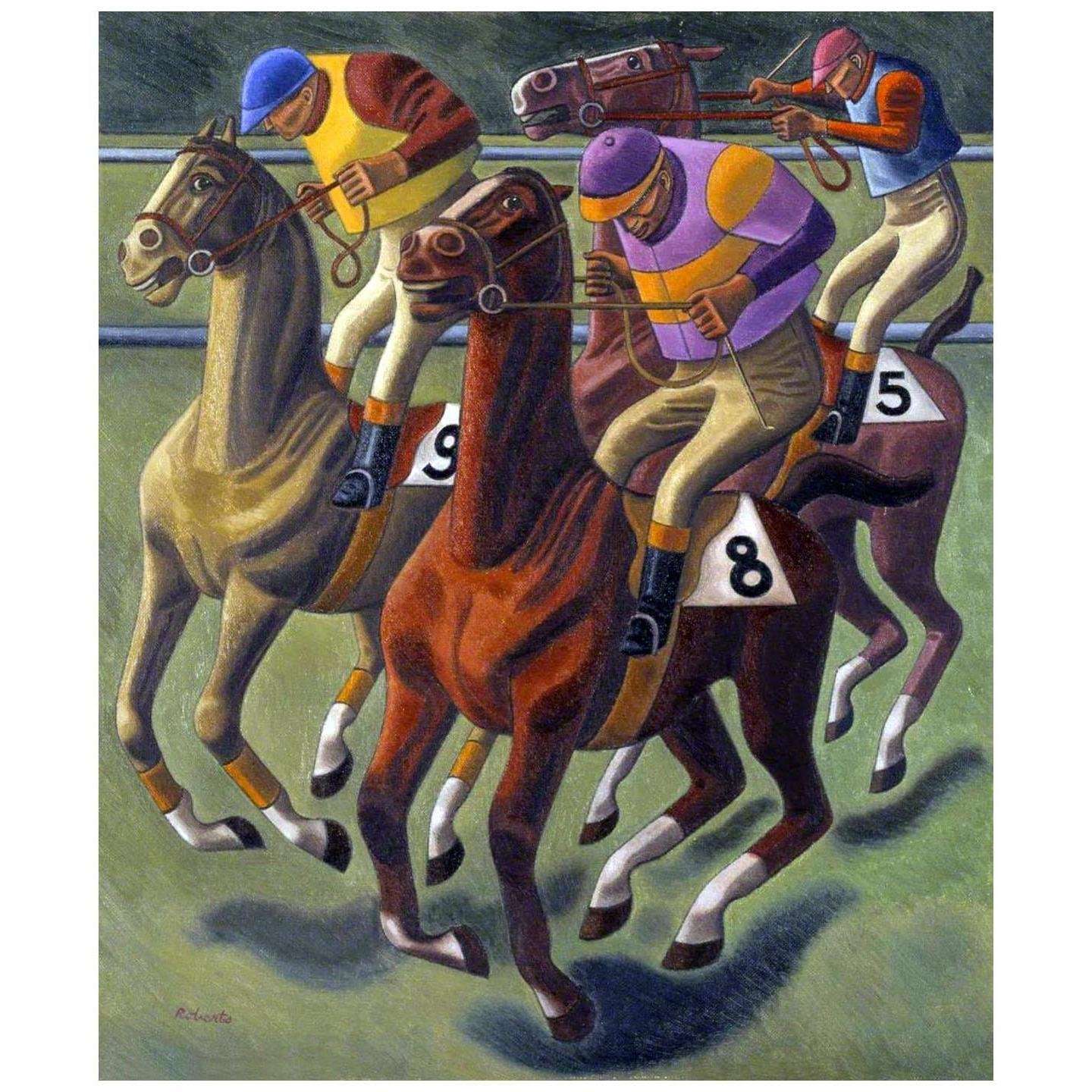  William Roberts. Cantering to the Post. 1949. Tate Gallery