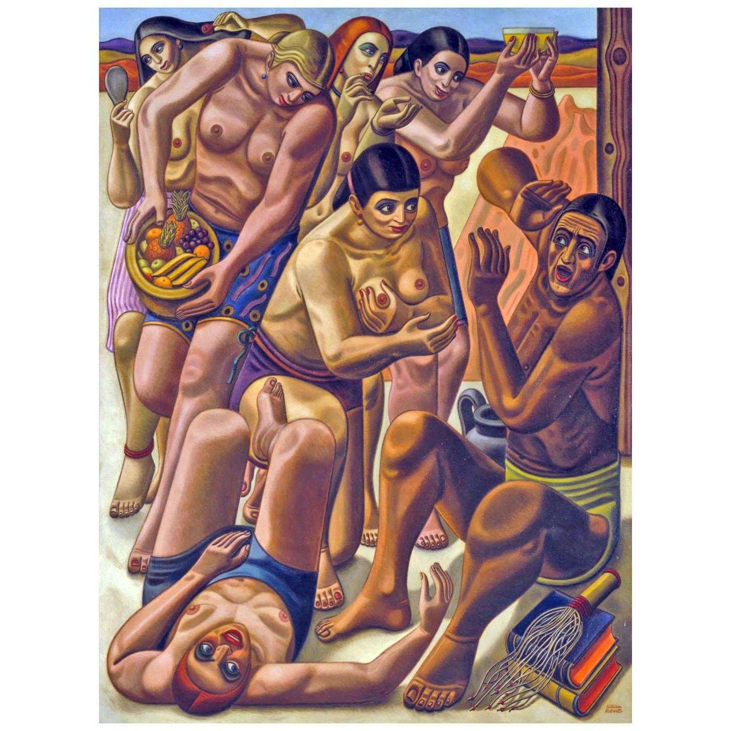  William Roberts. Temptation of St Anthony. 1950. Tate Gallery
