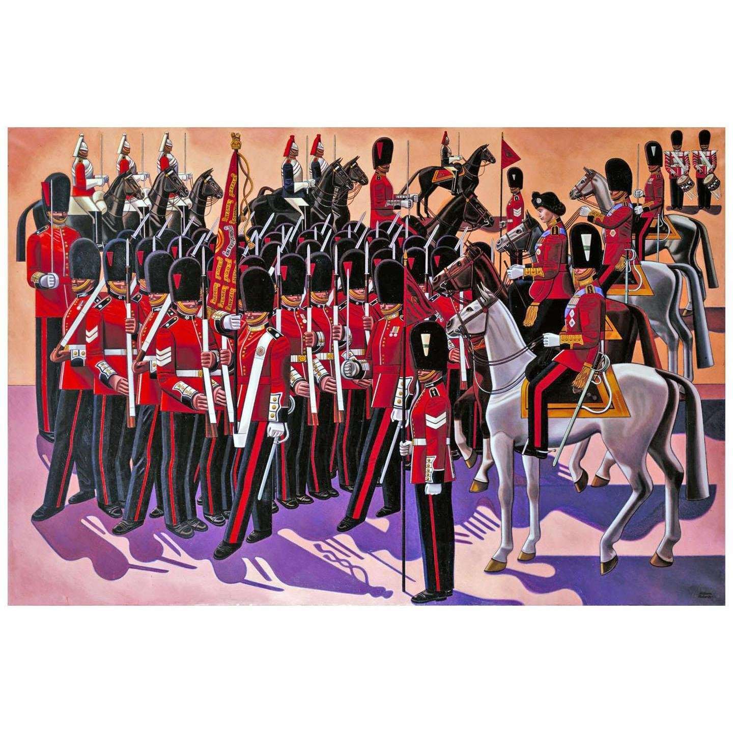  William Roberts. Trooping the Colour. 1958. Tate Gallery