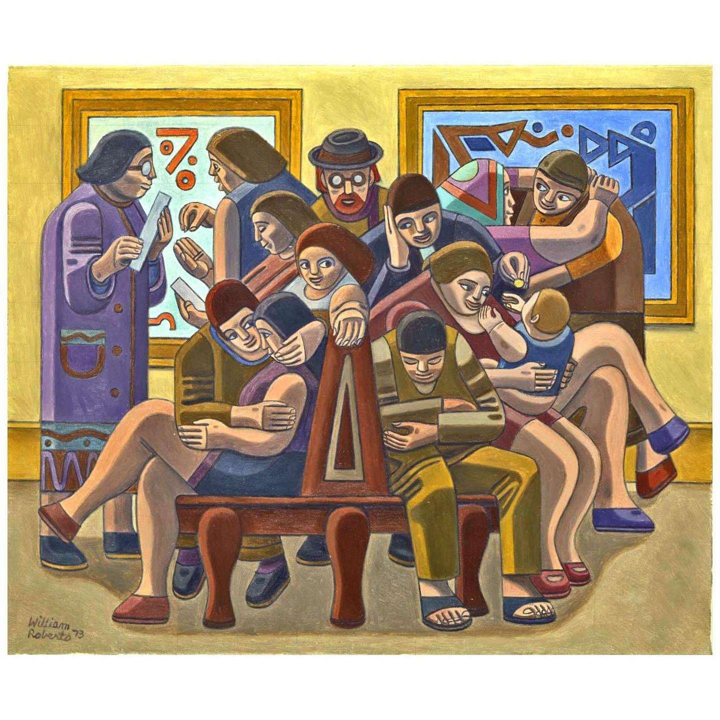  William Roberts. The Art Gallery. 1973. Tate Gallery