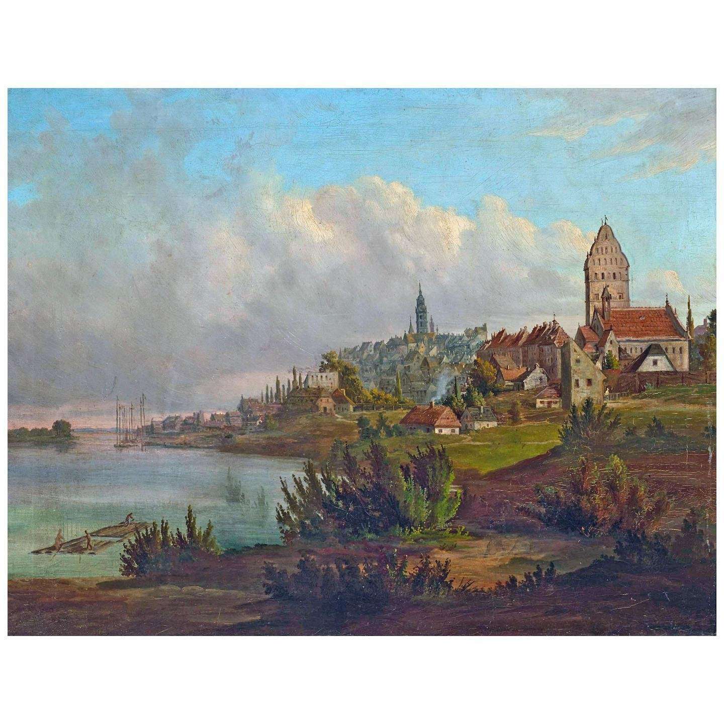  Wojciech Gerson. Widok na Stare Miasto. 1853. Muzeum Narodowe w Warszawie