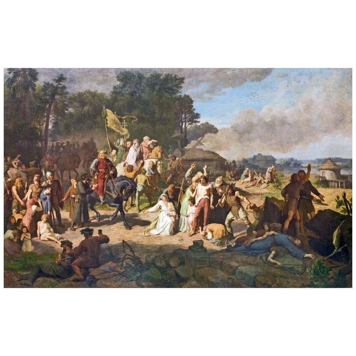 Wojciech Gerson. Op?akane apostolstwo. 1866. Muzeum Narodowe w Krakowie