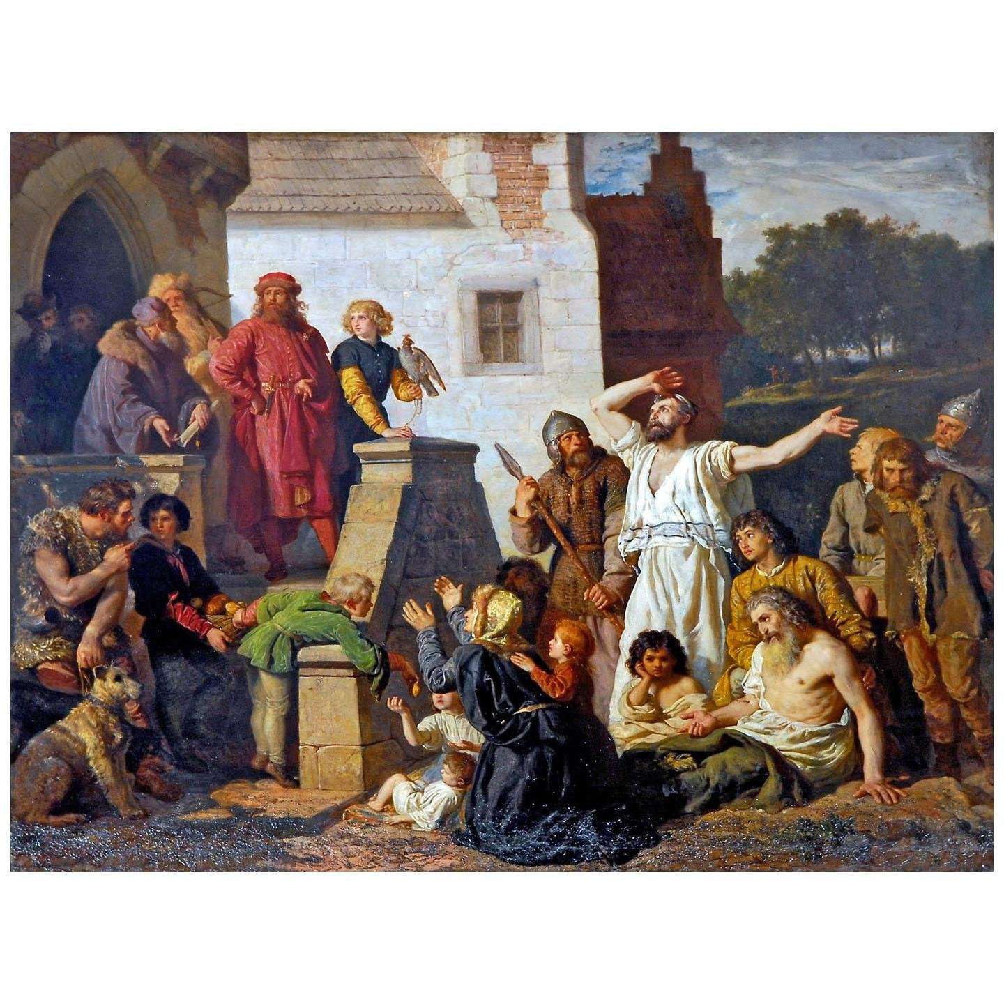  Wojciech Gerson. Przyj?cie ?yd?w. 1874. Muzeum Narodowe w Warszawie
