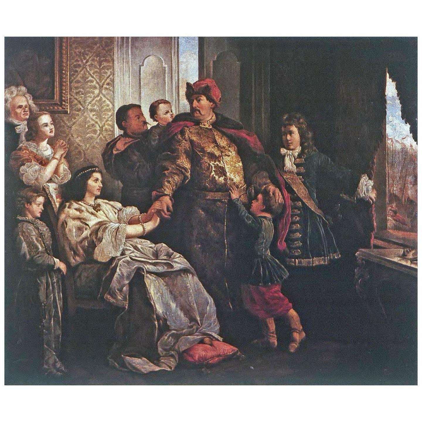  Wojciech Gerson. Po?egnanie Jana III. 1882. Muzeum Mazowieckie, P?ock
