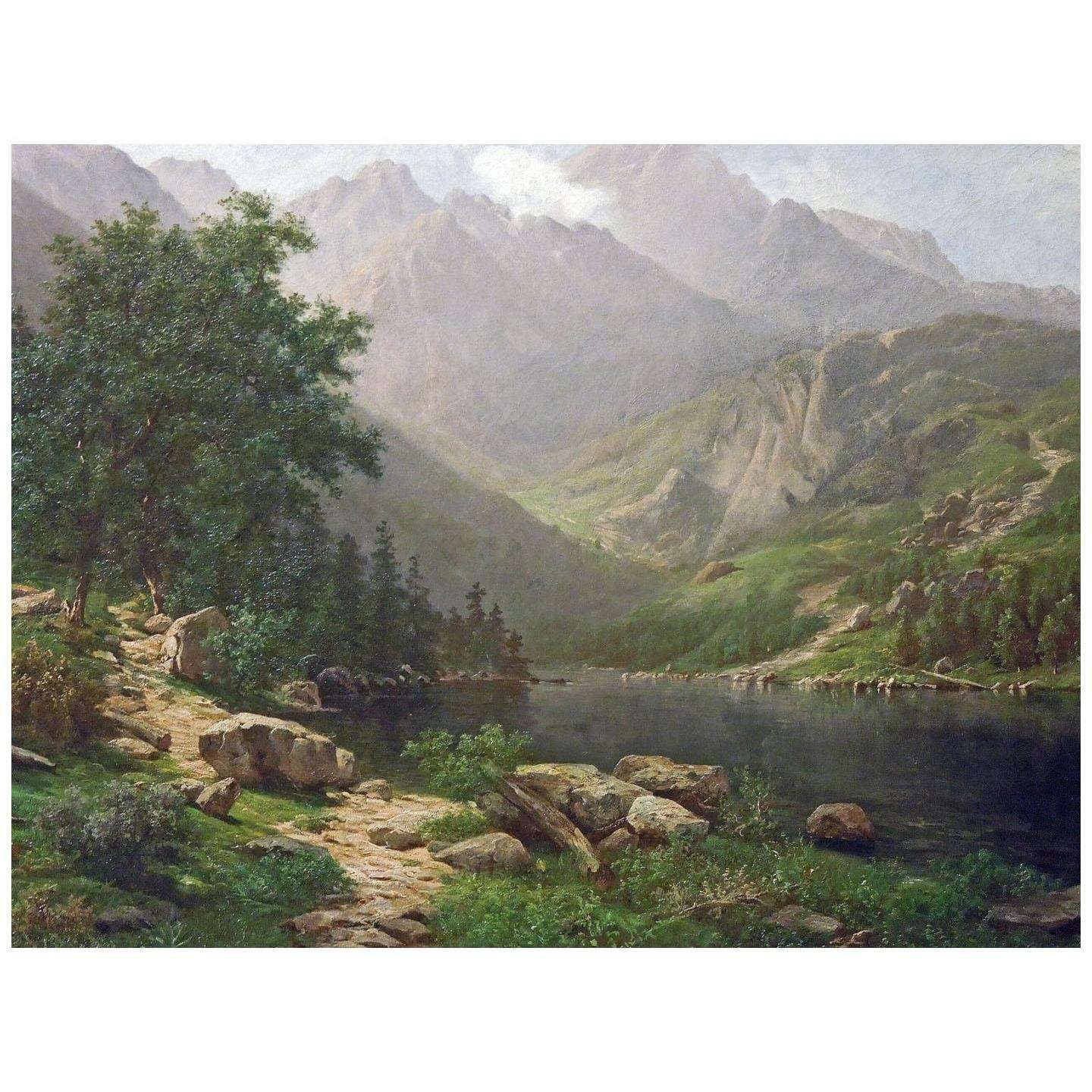  Wojciech Gerson. Widok z okolic Morskiego Oka. 1888. Muzeum Narodowe we Wroc?awiu