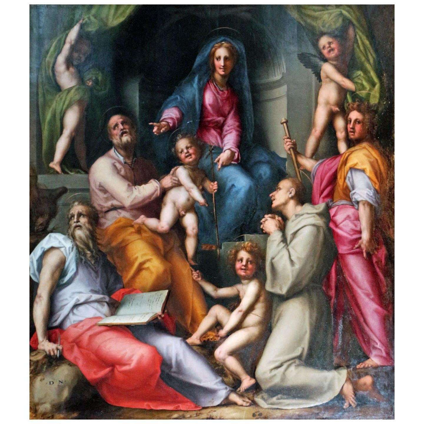  Jacopo da Pontormo. Pala Pucci. 1518. San Michele Visdormini Firenze