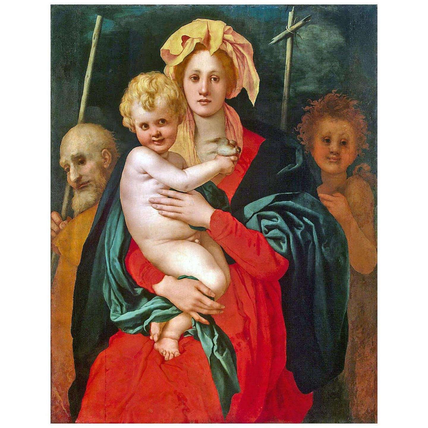  Jacopo da Pontormo. Madonna con Bambino. 1522-1525. Museo Dell'Ermitage