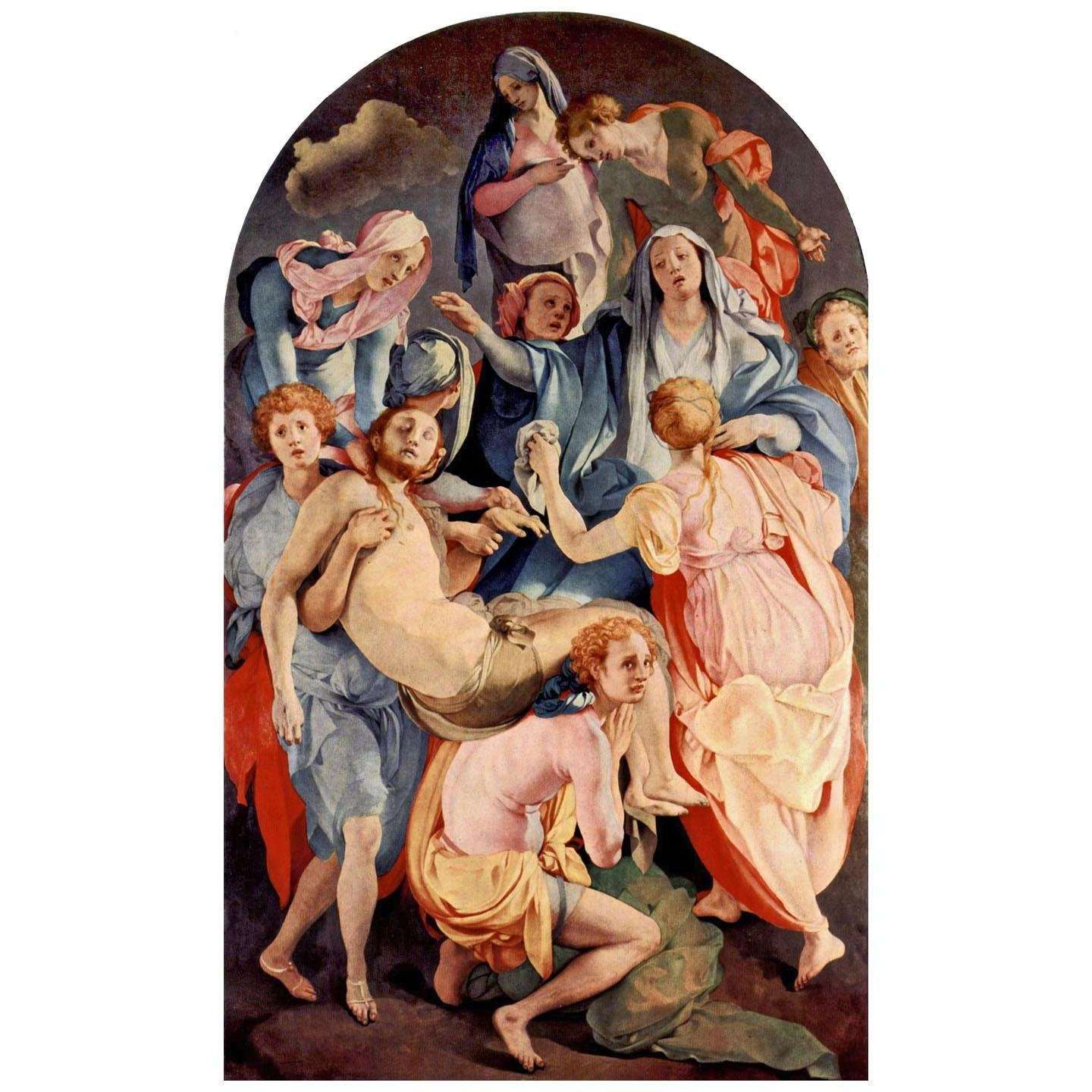  Jacopo da Pontormo. Discesa dalla Croce. 1526. Chiesa Santa Felicita Firenze
