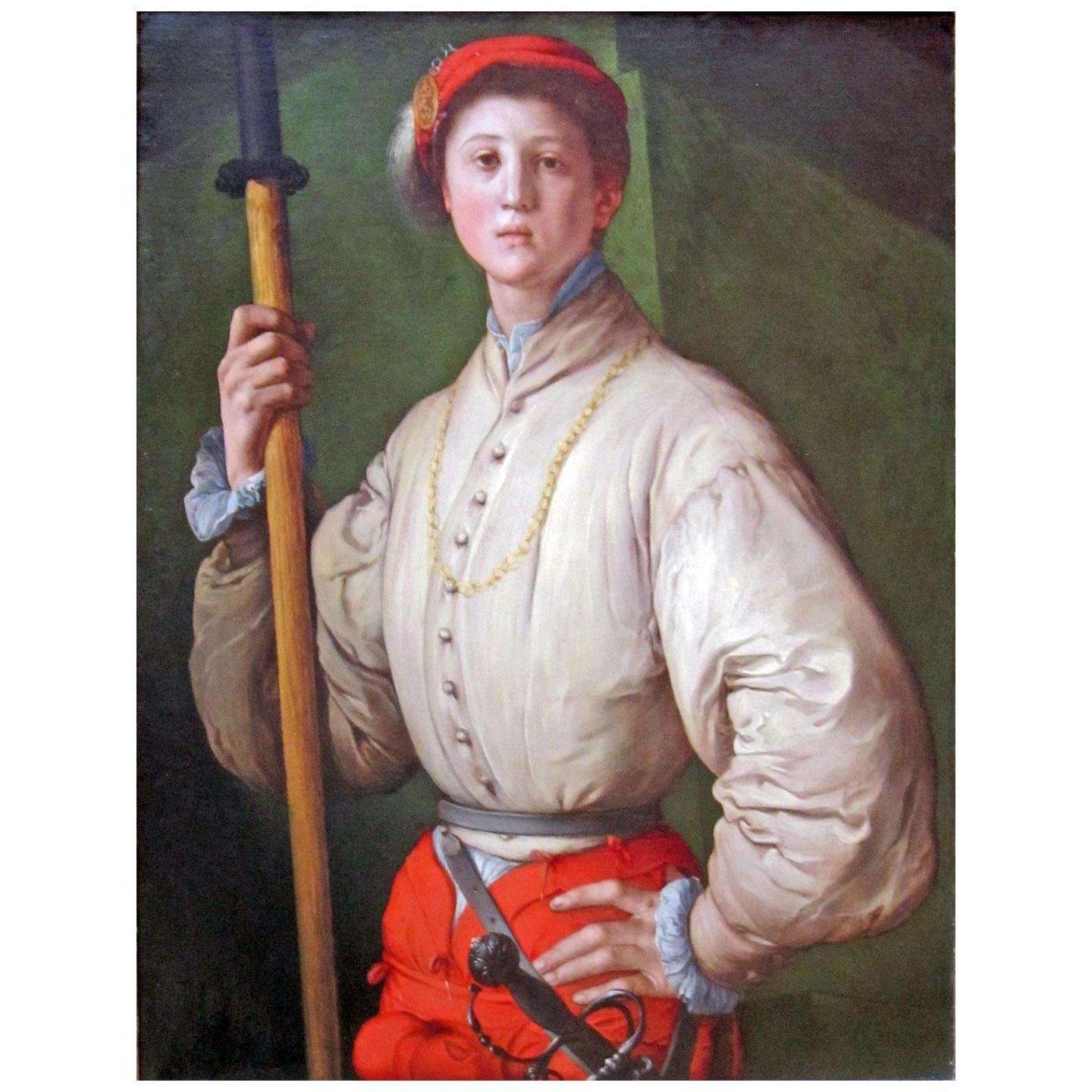  Jacopo da Pontormo. Alabardiere (Francesco Guardi?). 1529. Getty Museum Los Angeles