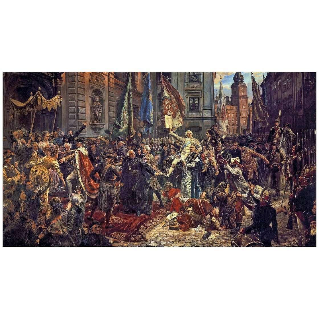  Jan Matejko. Konstytucja 3 Maja 1791. 1891. Zamek Krolewski w Warszawie