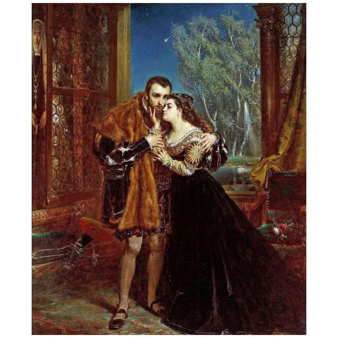  Jan Matejko. Zygmunt August z Barbara w Wilnie. 1867. Muzeum Narodowe w Warszawie