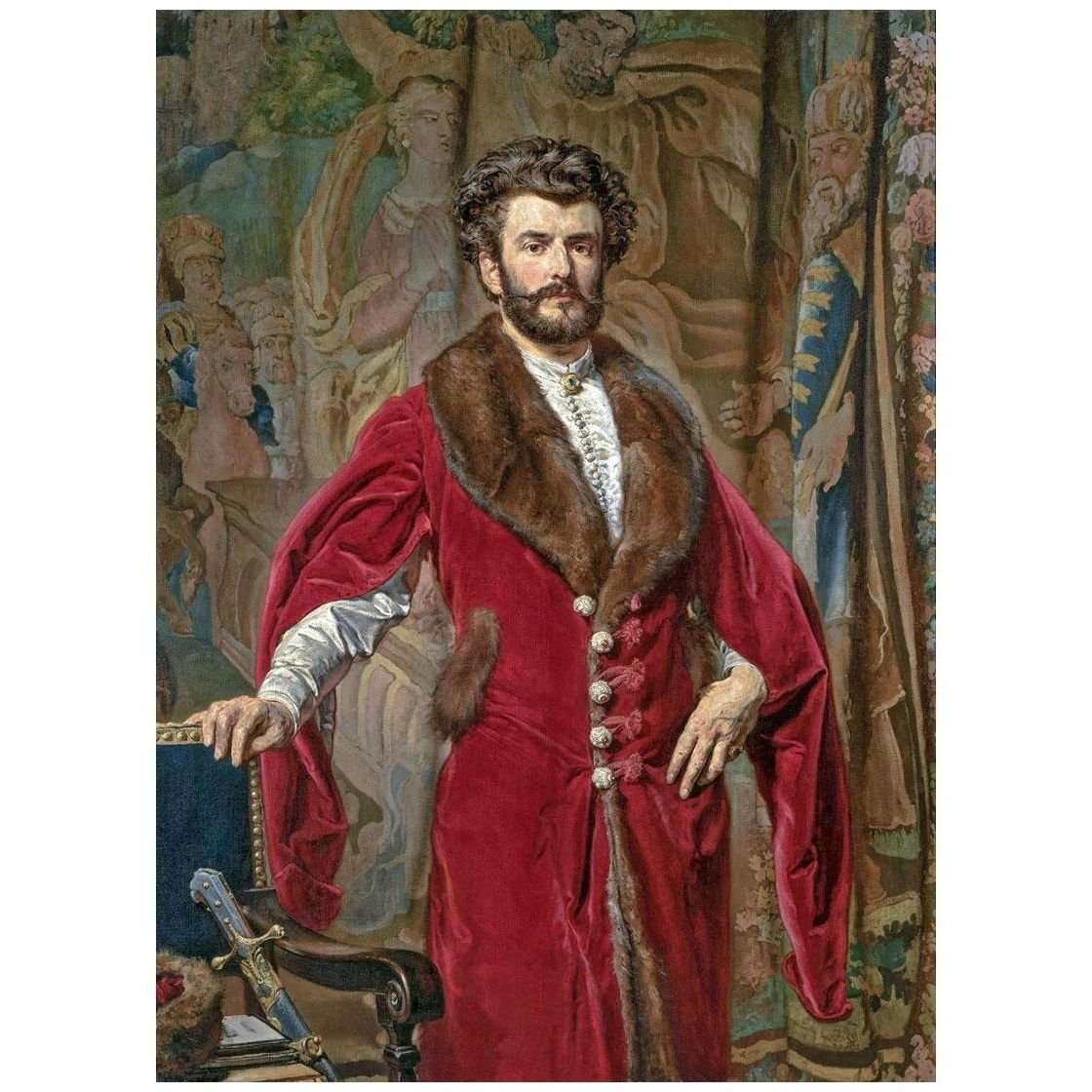  Jan Matejko. Josef Ciechonski. 1873. Muzeum Slaskie w Katowicach