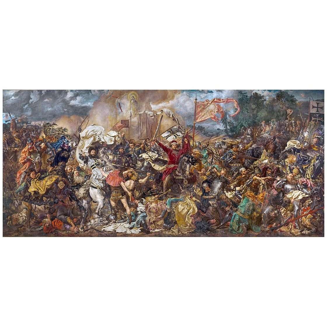  Jan Matejko. Bitwa pod Grunwaldem. 1878. Muzeum Narodowe w Warszawie