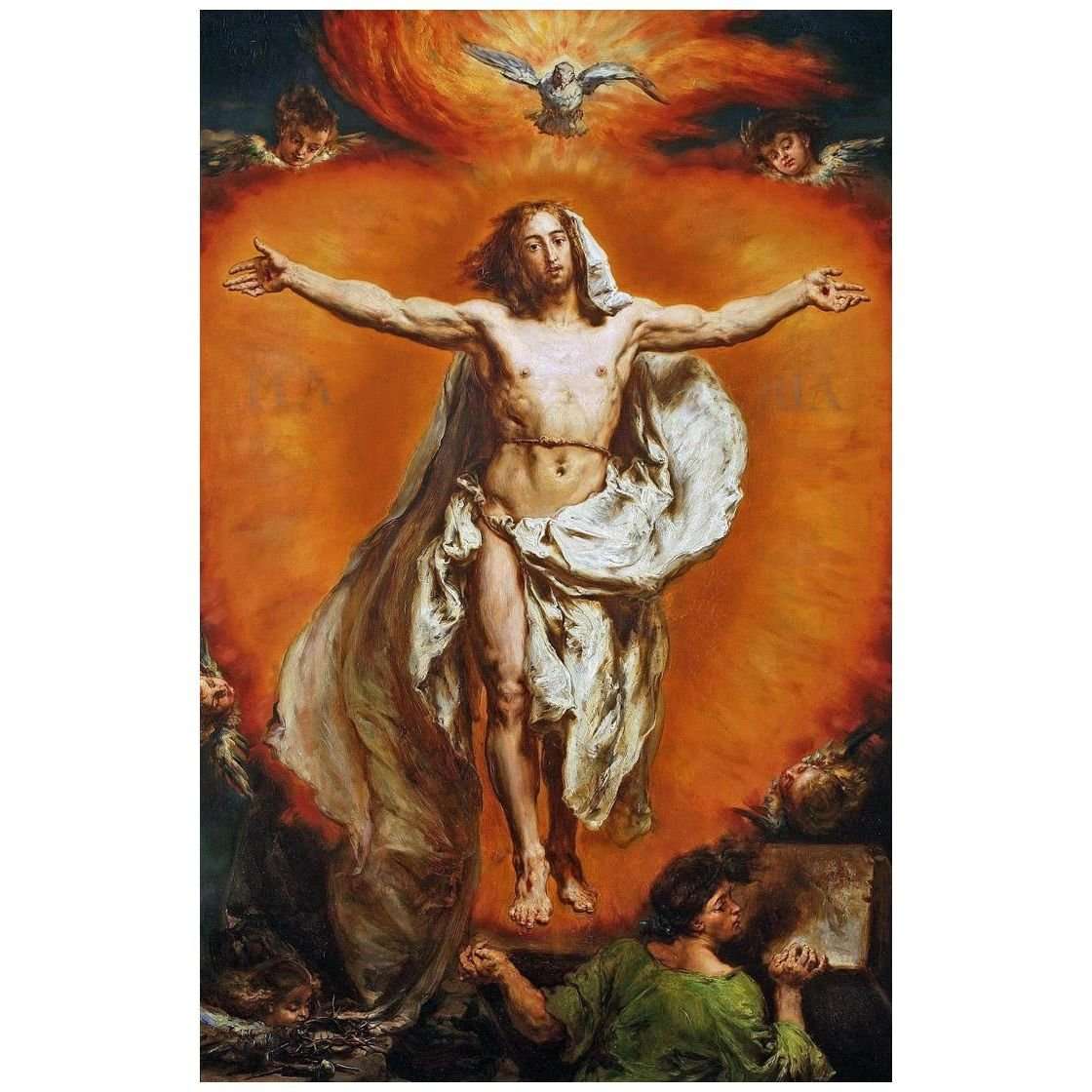  Jan Matejko. Wniebowstapienie Chrystusa. 1884. Muzeum Narodowe w Warszawie