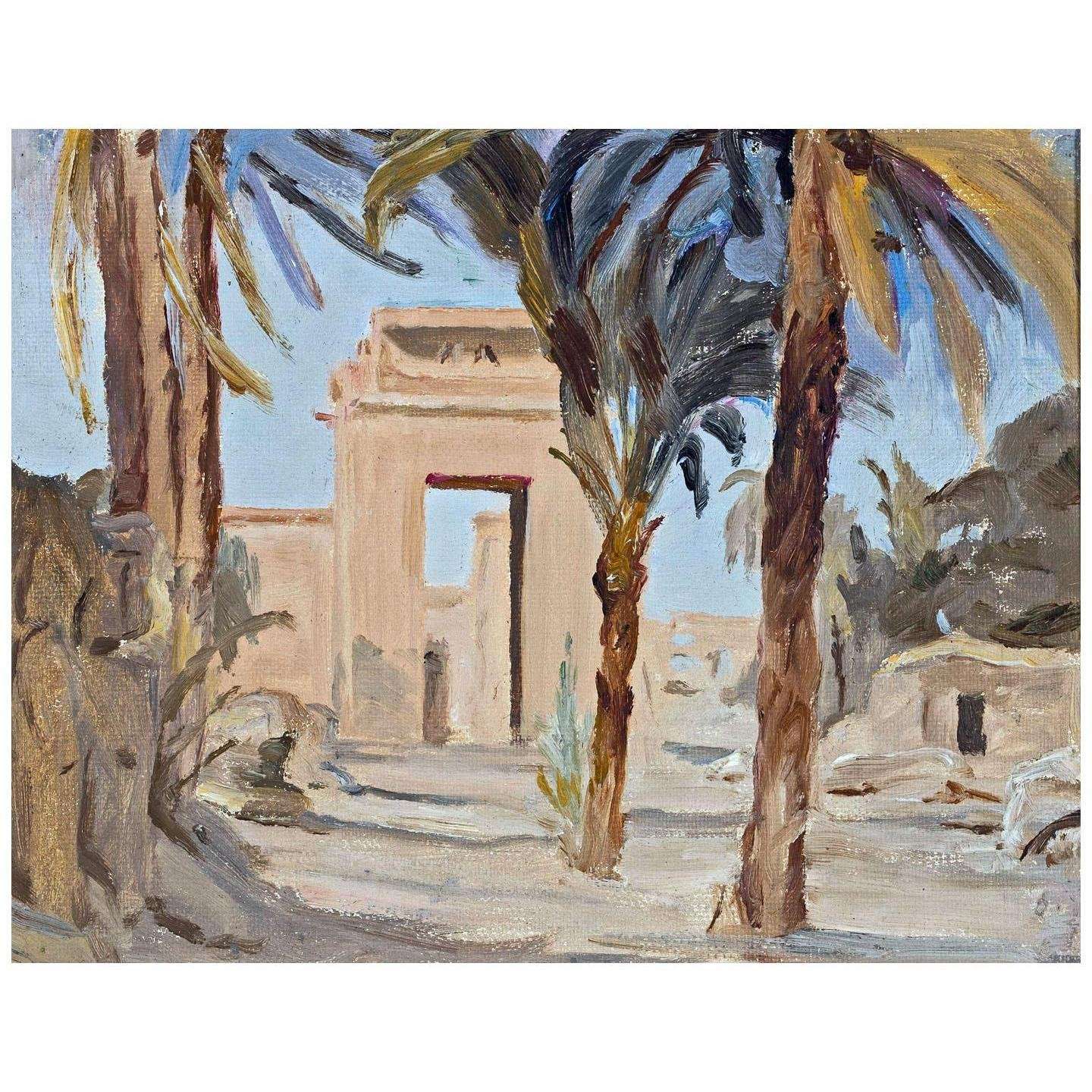  Jan Cianglinski. Karnak. Egipt. 1903. Muzeum Narodowe w Warszawie