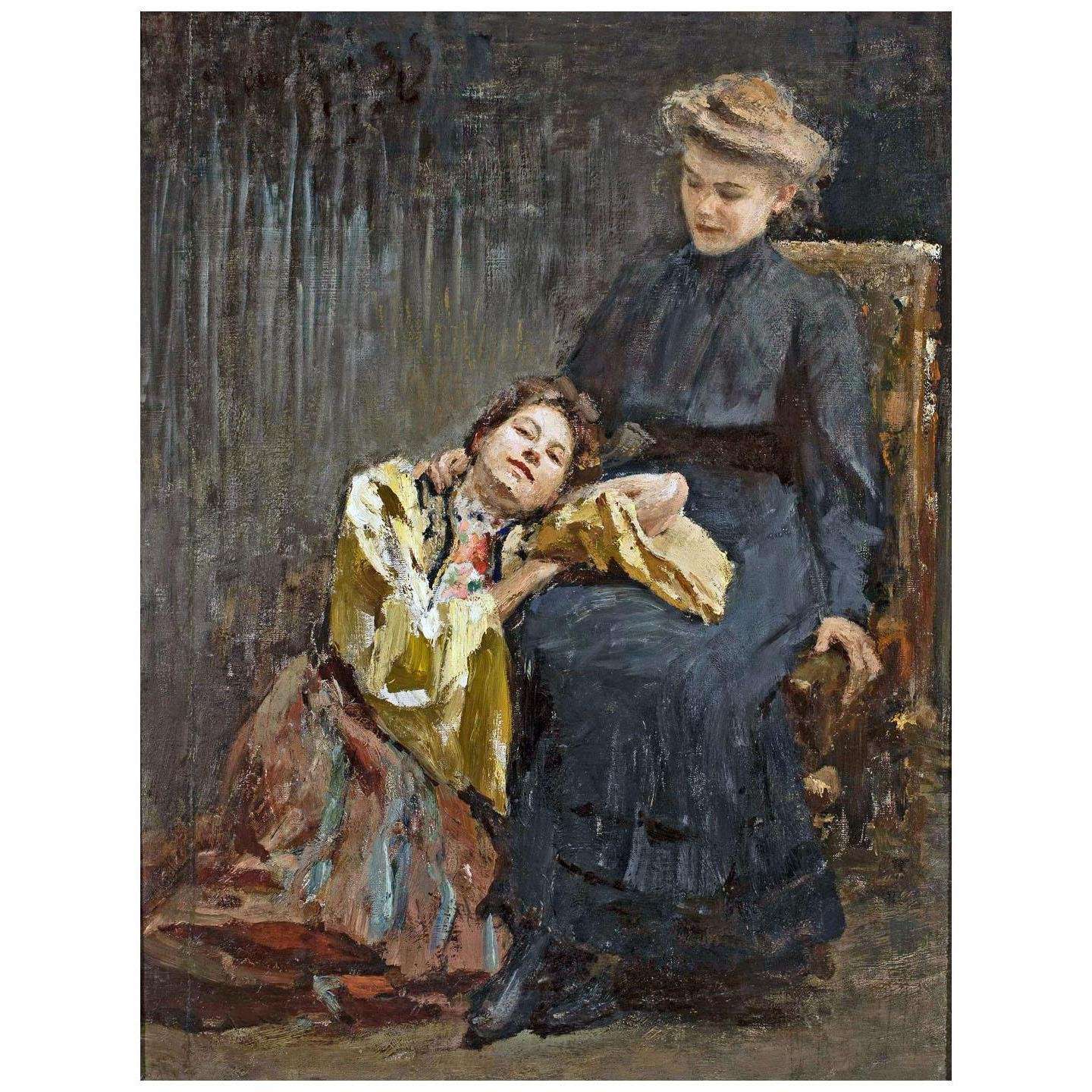  Jan Cianglinski. Dwie siostry. 1907. Muzeum Narodowe w Warszawie